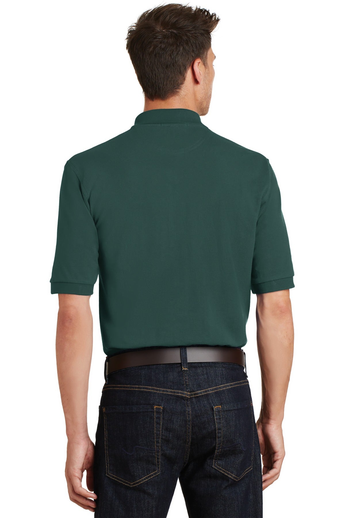 Port Authority® Heavyweight Cotton Pique Polo with Pocket