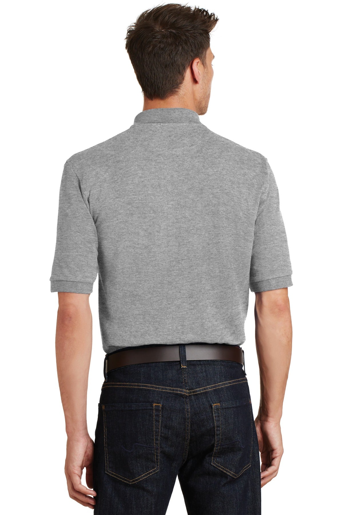 Port Authority® Heavyweight Cotton Pique Polo with Pocket