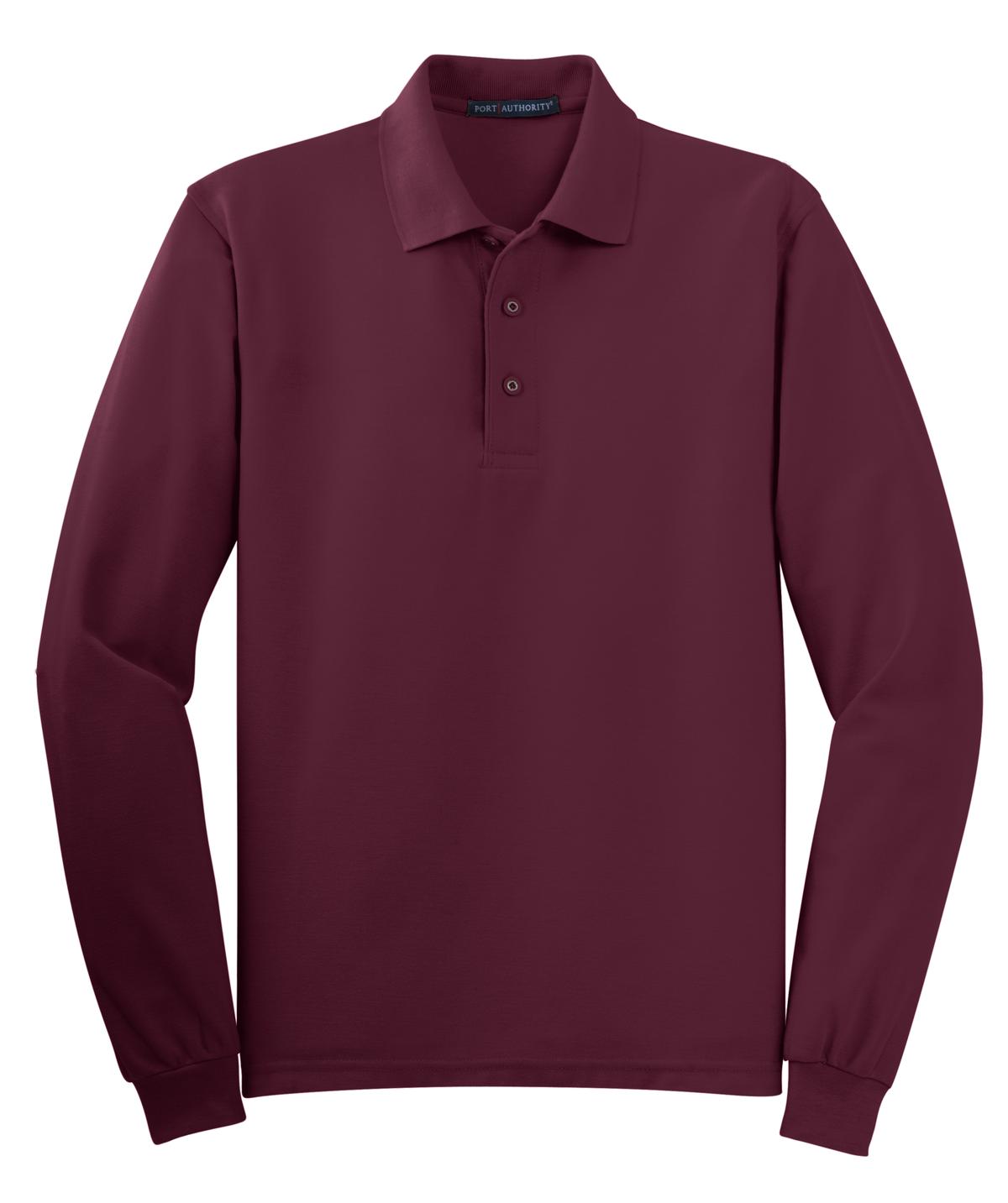 Port Authority® Silk Touch Long Sleeve Polo