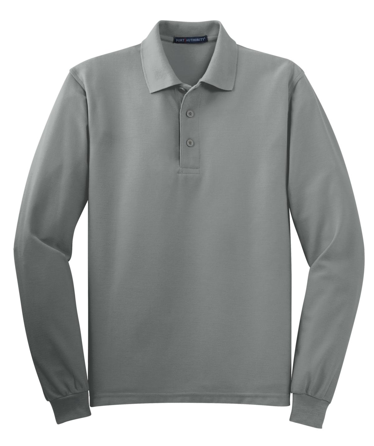Port Authority® Silk Touch Long Sleeve Polo