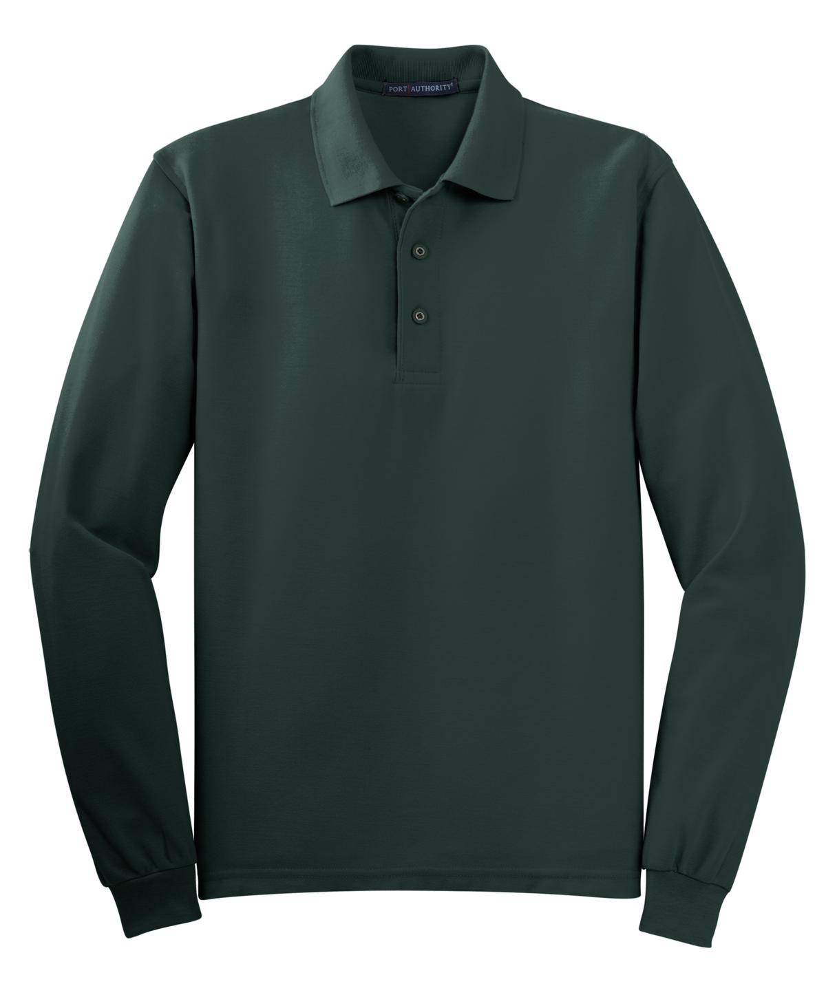 Port Authority® Silk Touch Long Sleeve Polo