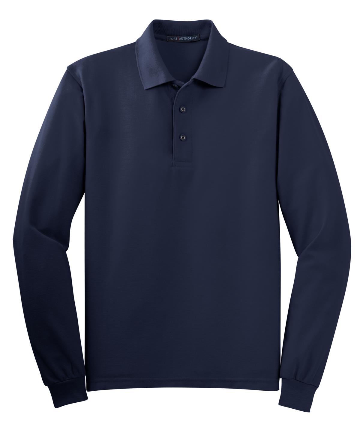 Port Authority® Silk Touch Long Sleeve Polo