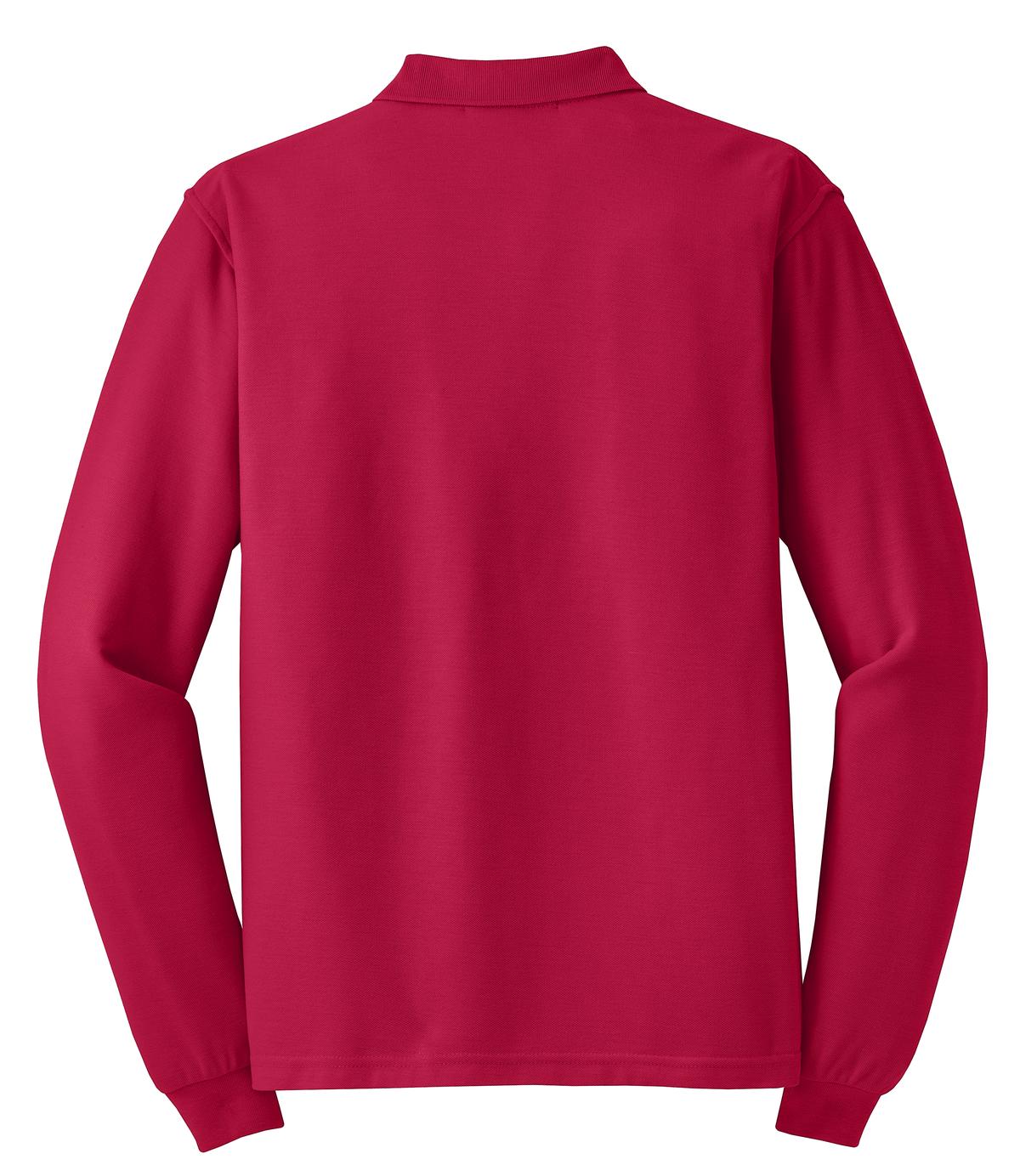 Port Authority® Silk Touch Long Sleeve Polo