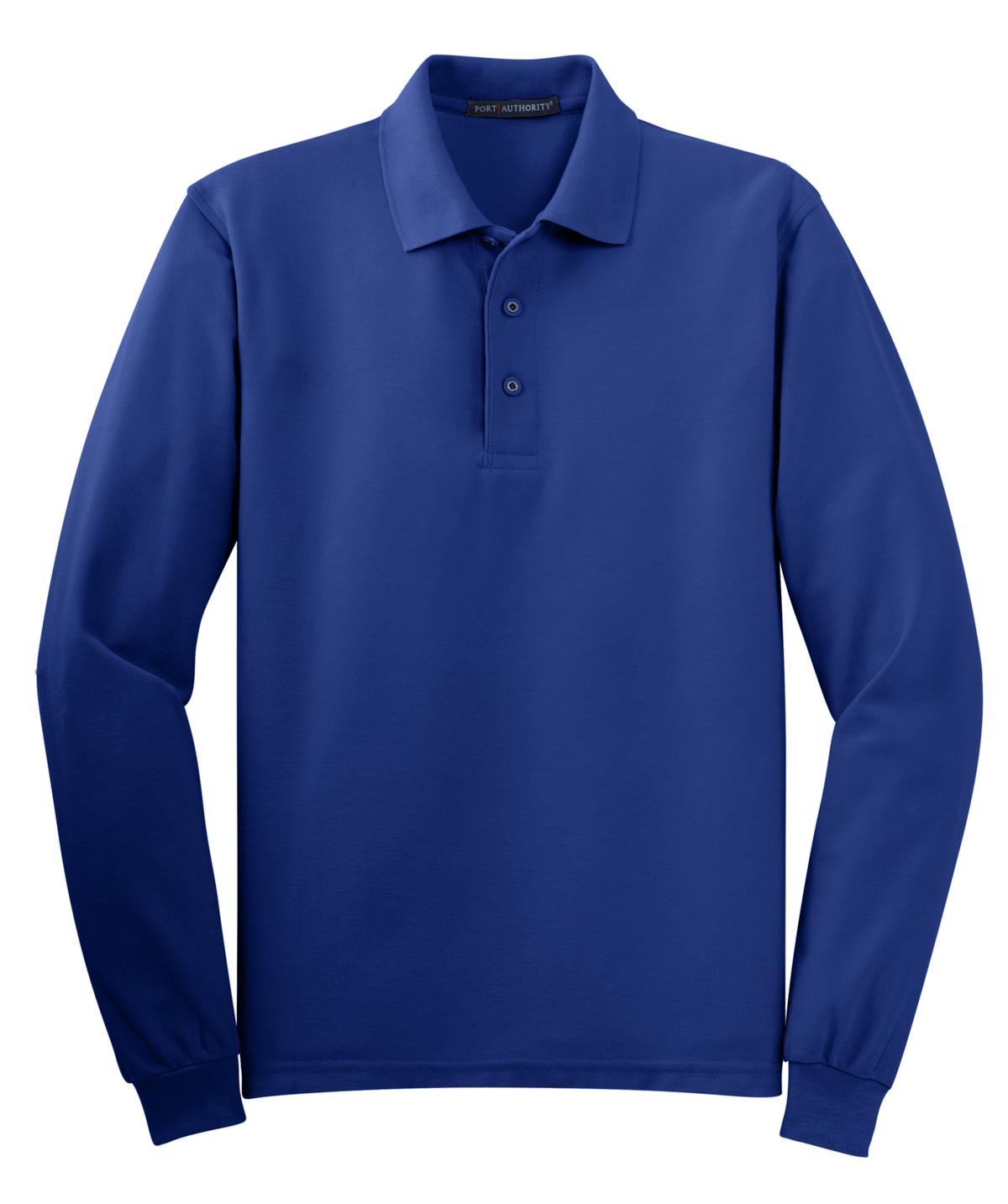 Port Authority® Silk Touch Long Sleeve Polo