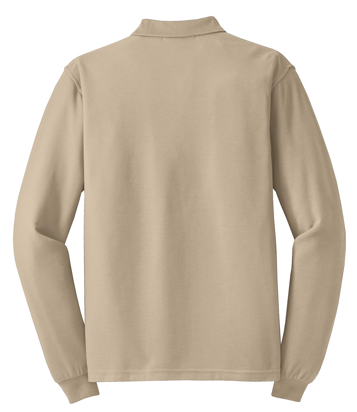 Port Authority® Silk Touch Long Sleeve Polo