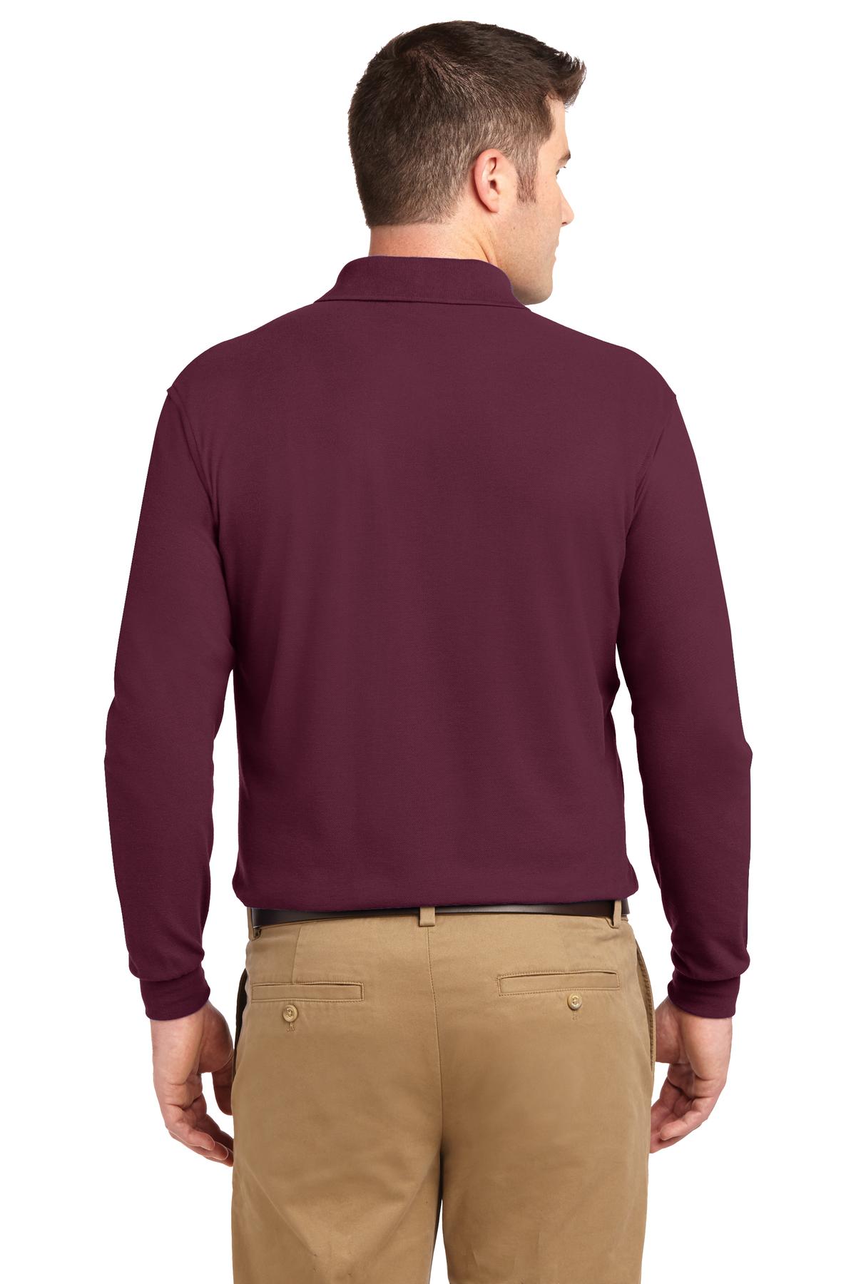 Port Authority® Silk Touch Long Sleeve Polo