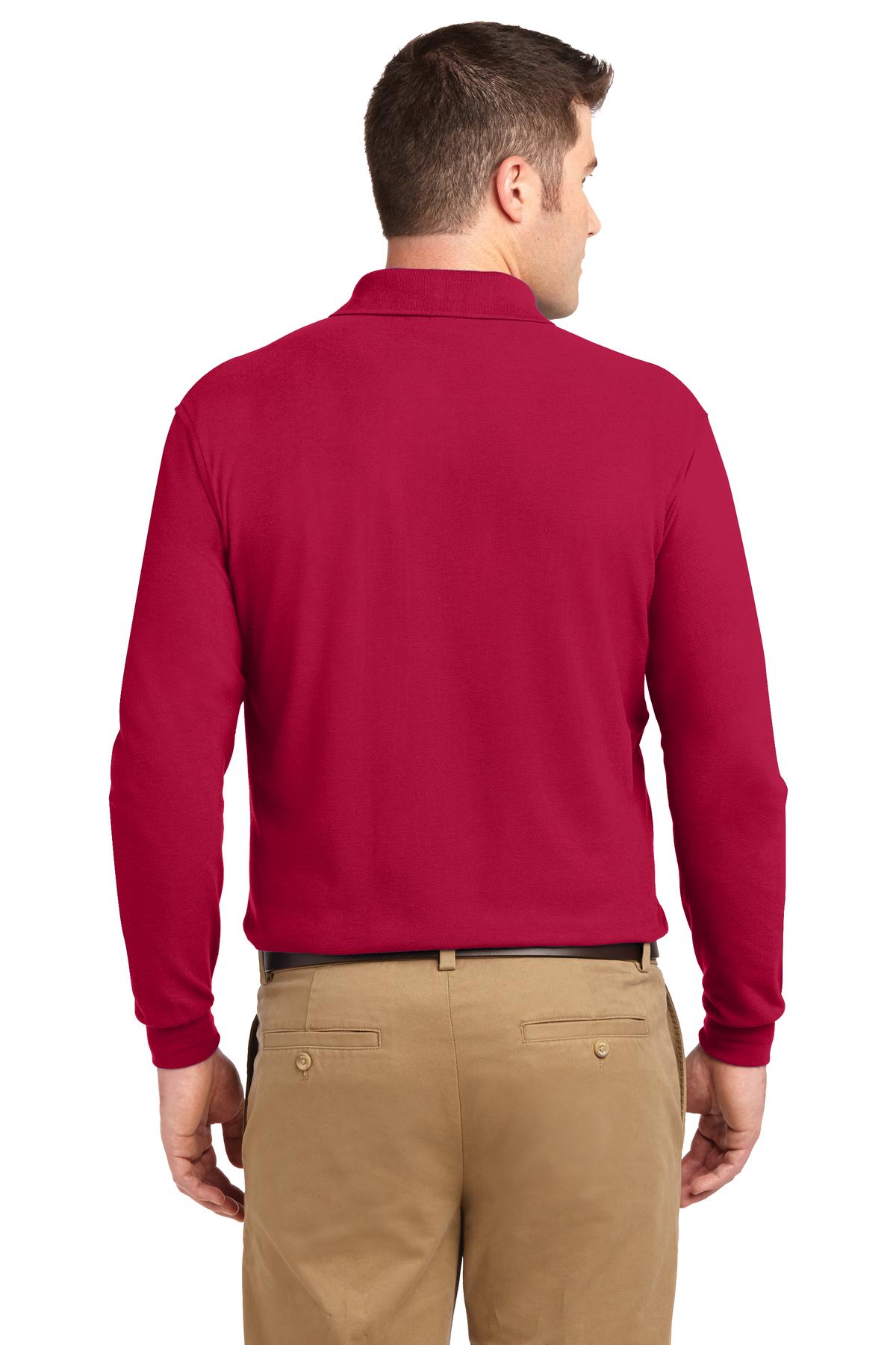 Port Authority® Silk Touch Long Sleeve Polo
