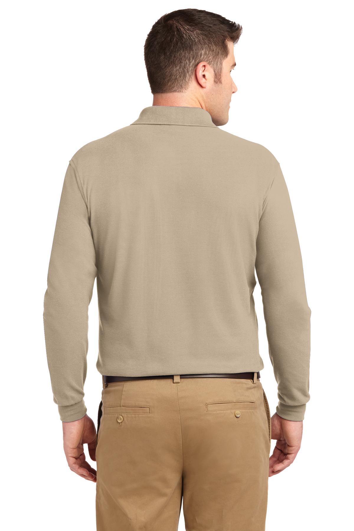 Port Authority® Silk Touch Long Sleeve Polo