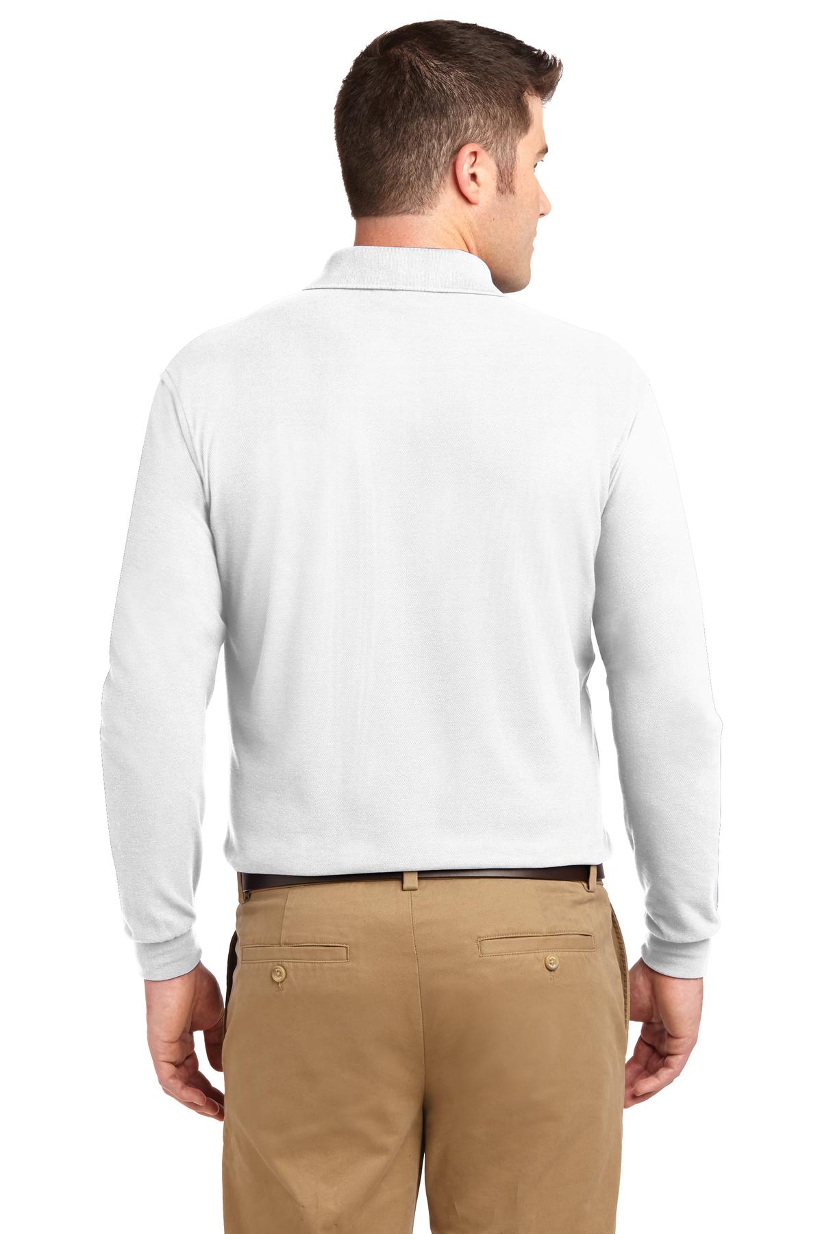 Port Authority® Silk Touch Long Sleeve Polo