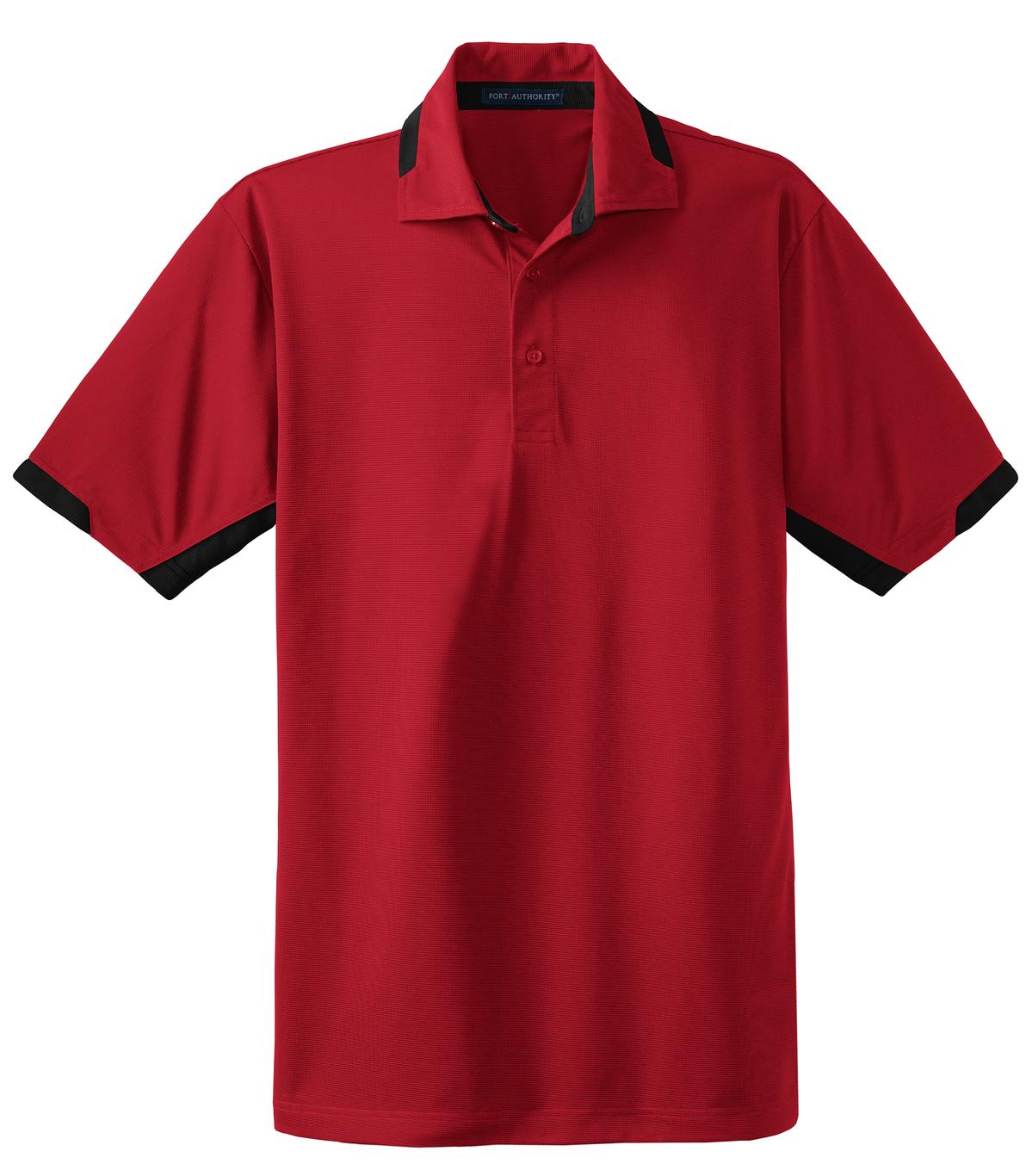 Port Authority® Dry Zone® Colorblock Ottoman Polo