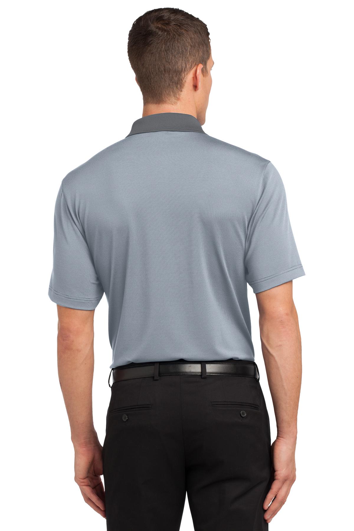 Port Authority® Fine Stripe Performance Polo