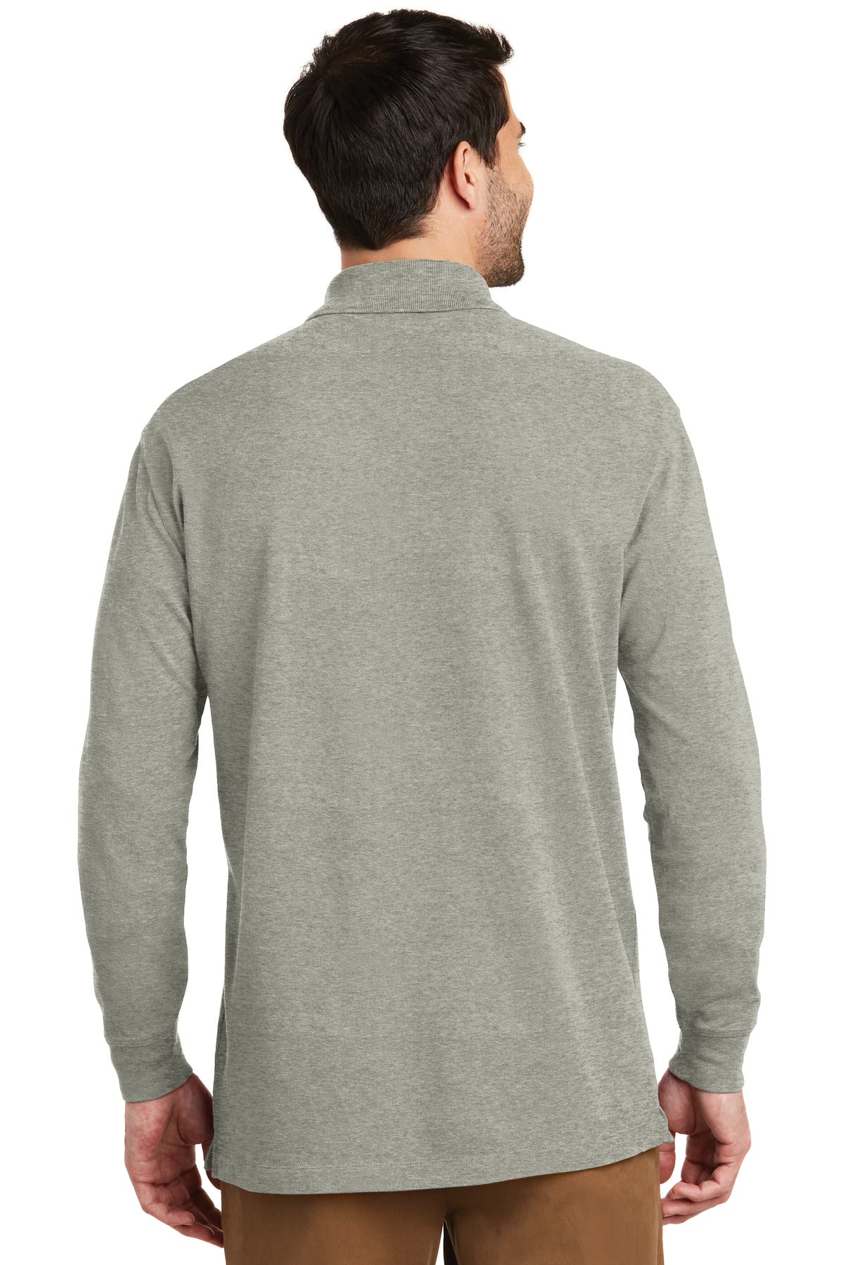 Port Authority® EZCotton® Long Sleeve Polo