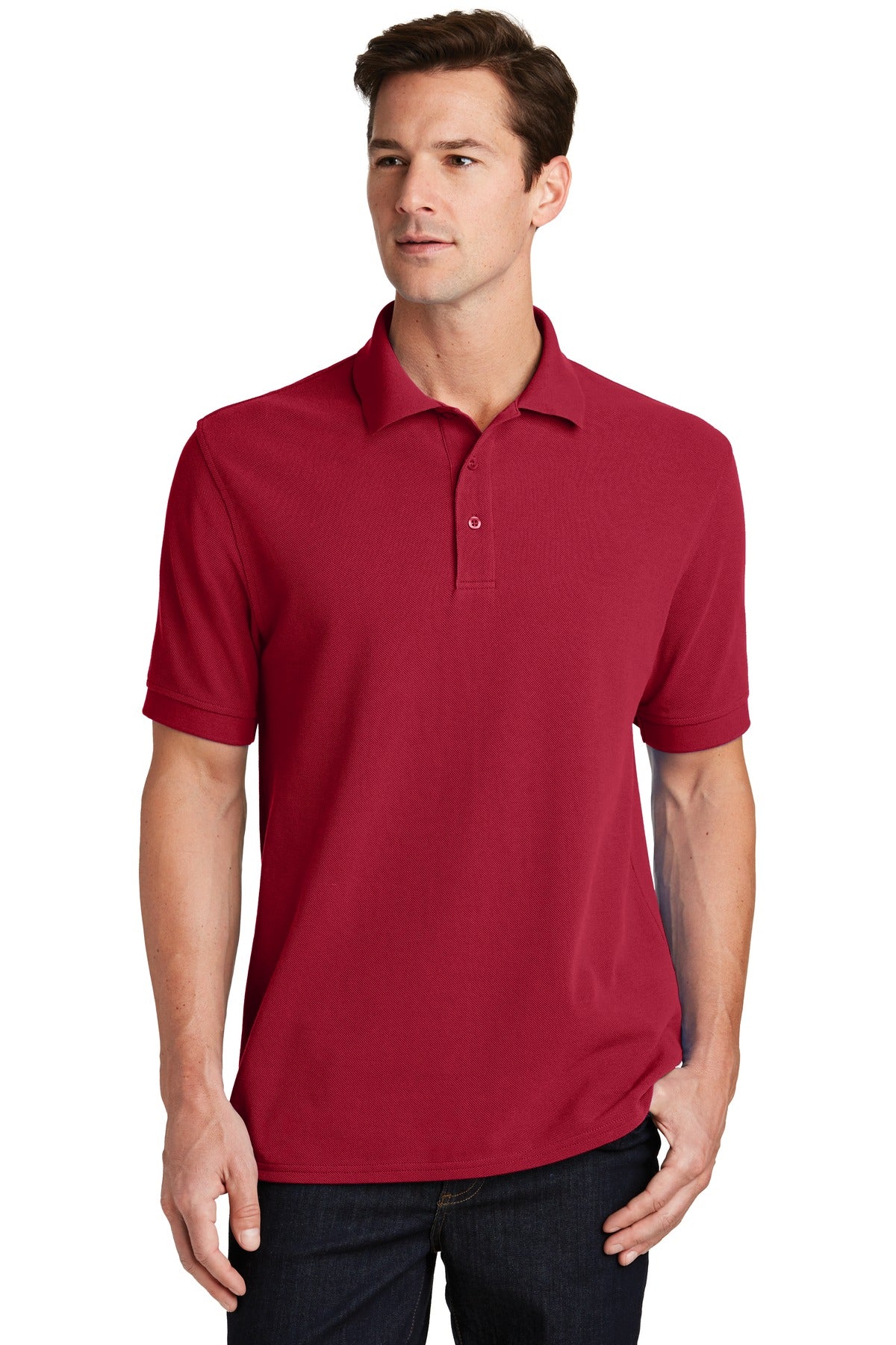 Port & Company® Combed Ring Spun Pique Polo