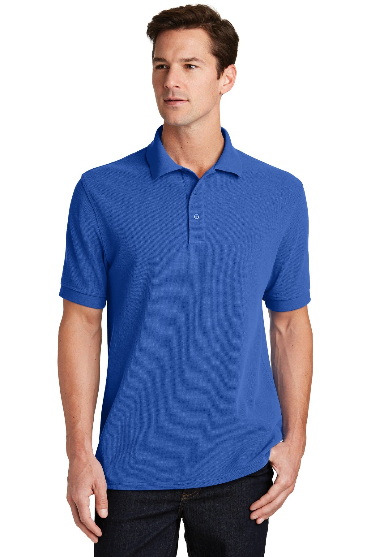 Port & Company® Combed Ring Spun Pique Polo