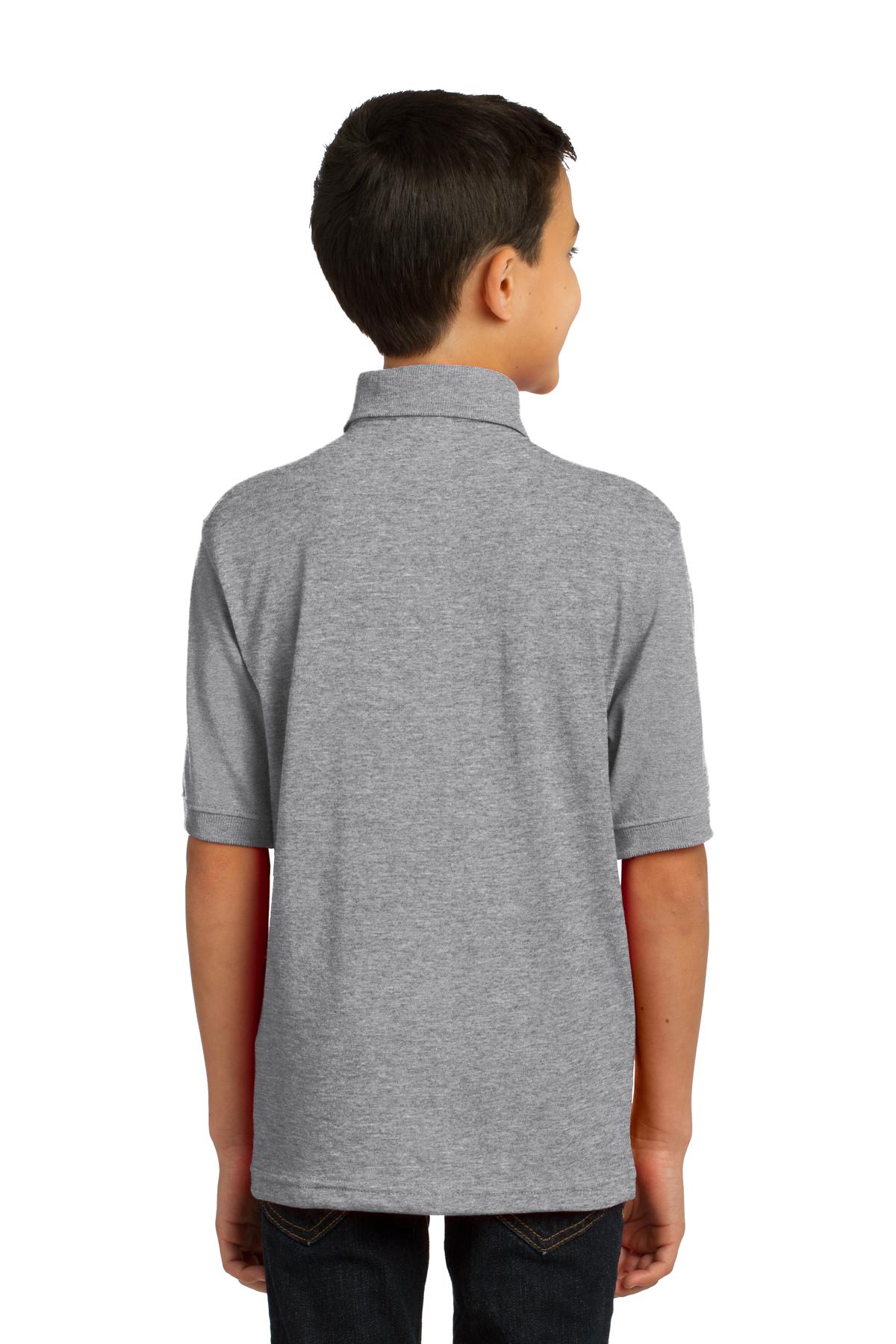 Port & Company® Youth Core Blend Jersey Knit Polo