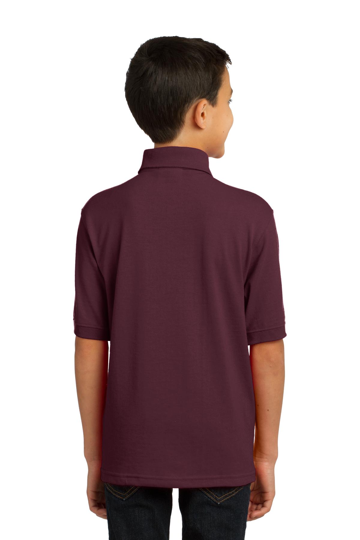 Port & Company® Youth Core Blend Jersey Knit Polo