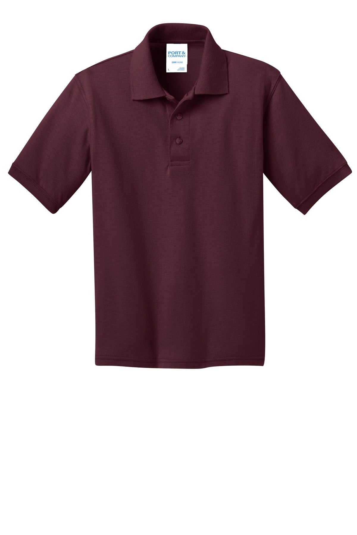 Port & Company® Youth Core Blend Jersey Knit Polo