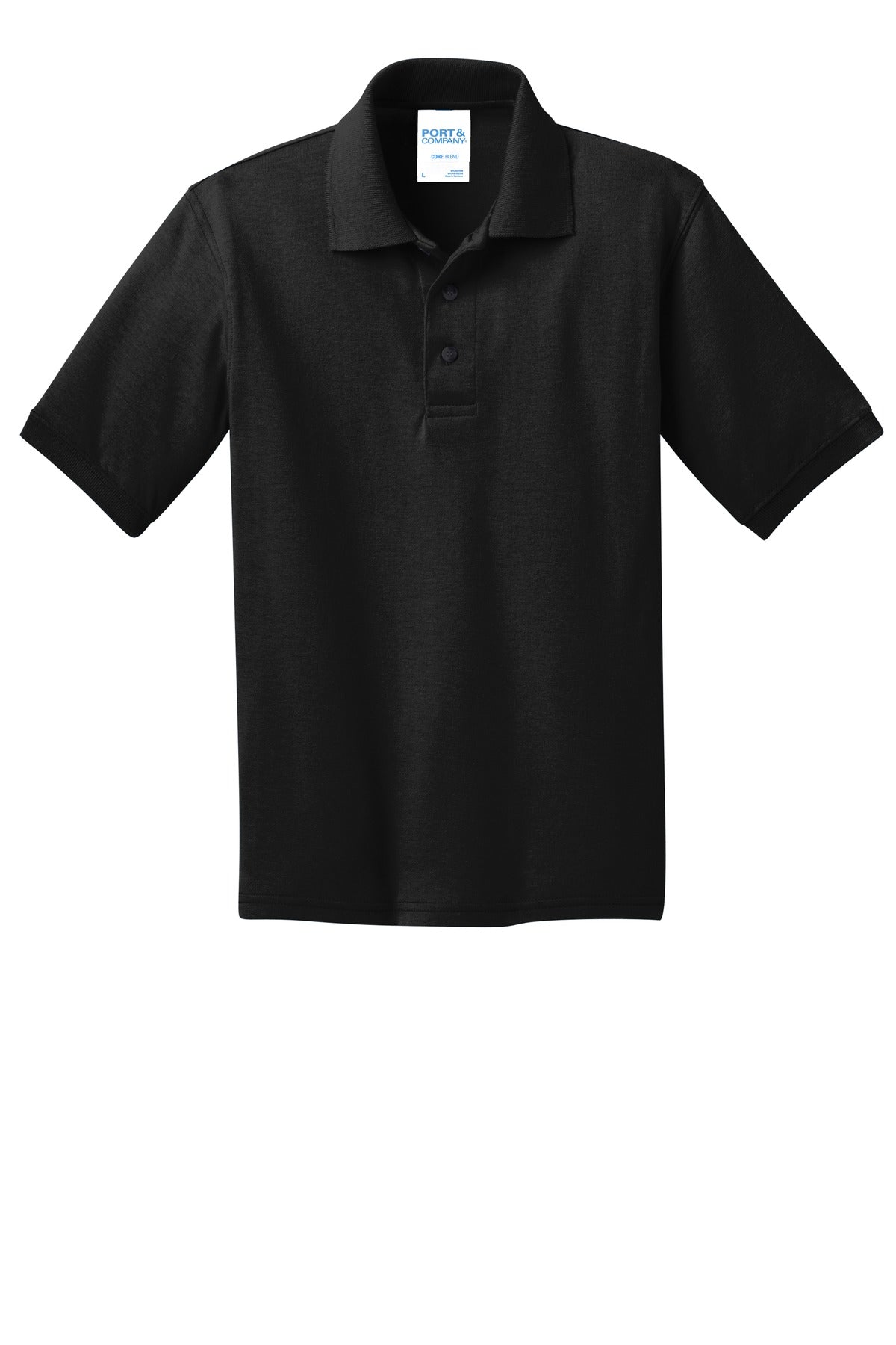 Port & Company® Youth Core Blend Jersey Knit Polo