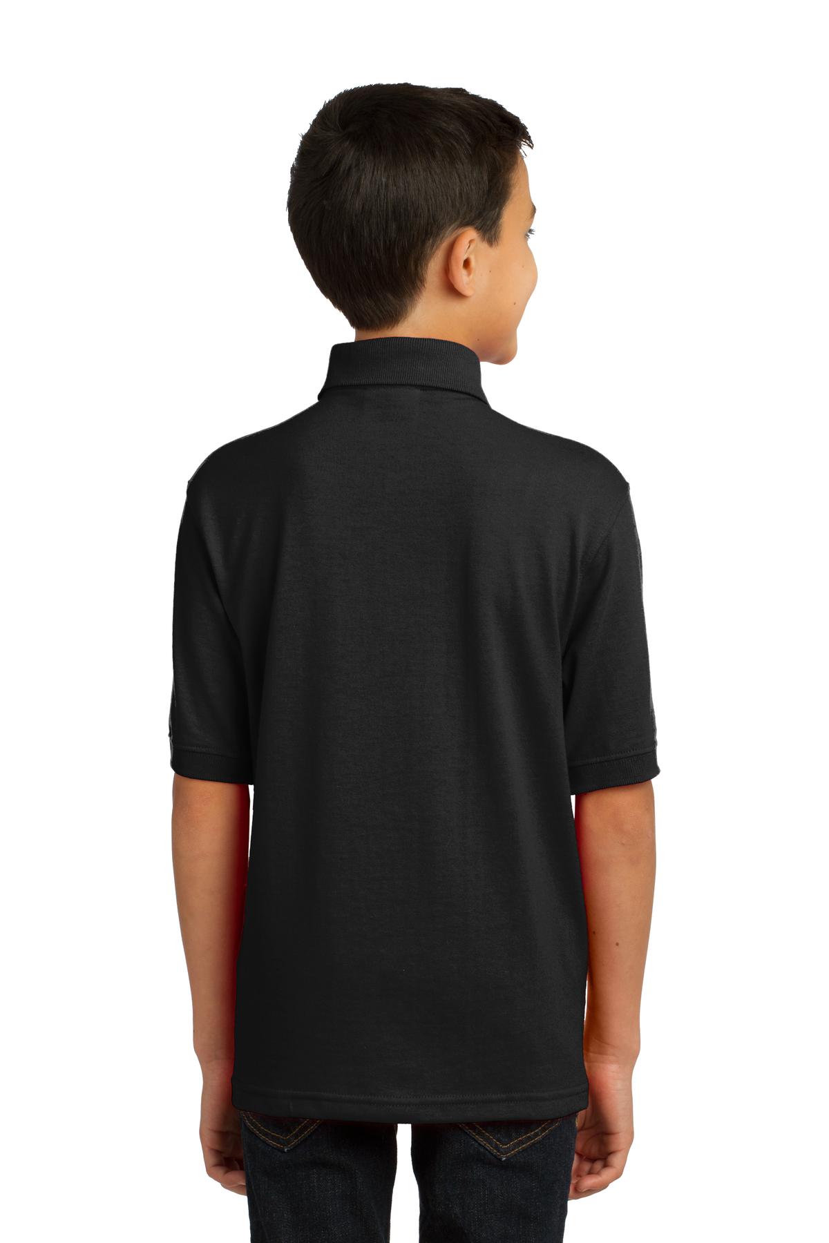 Port & Company® Youth Core Blend Jersey Knit Polo