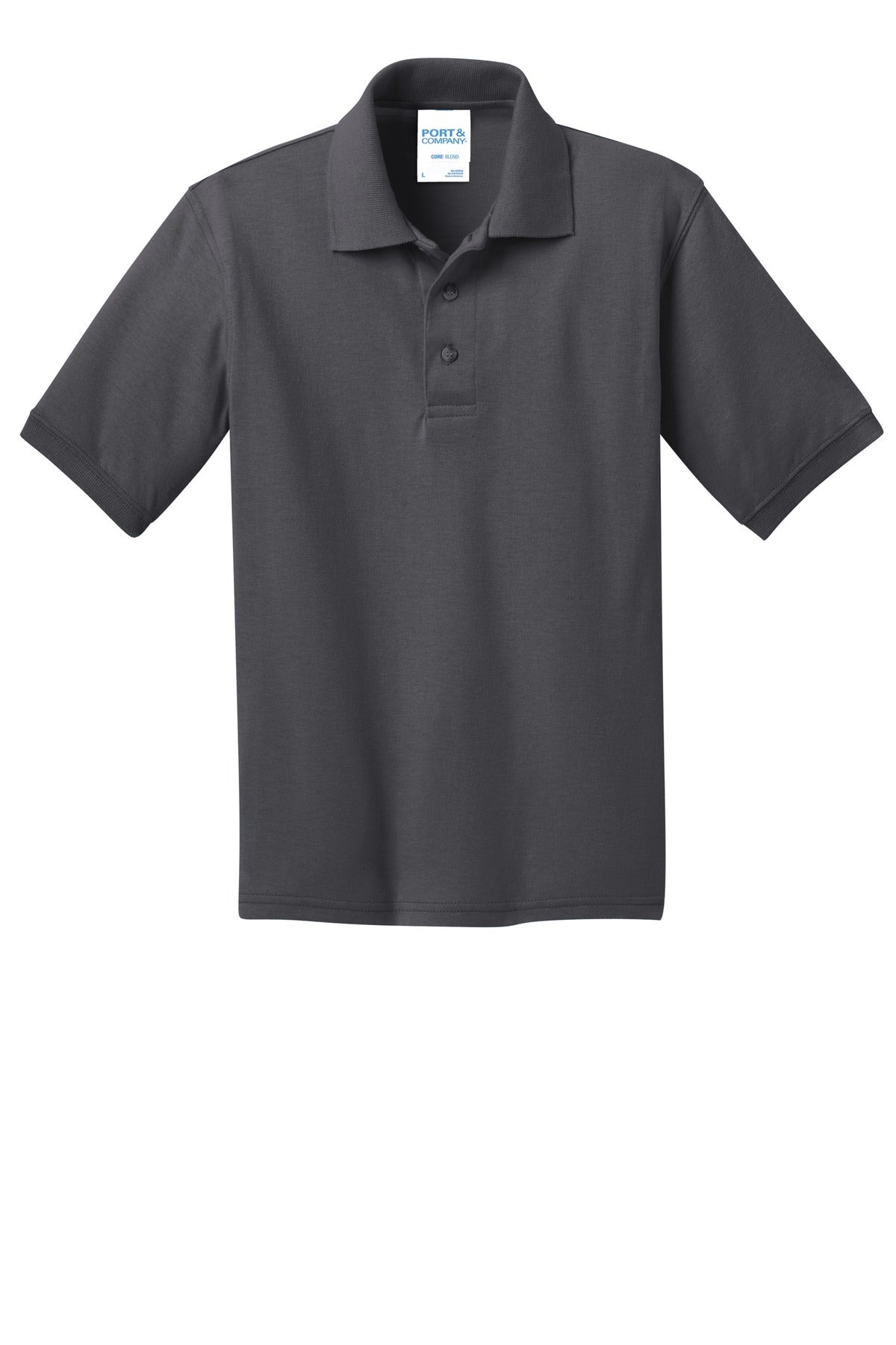 Port & Company® Youth Core Blend Jersey Knit Polo