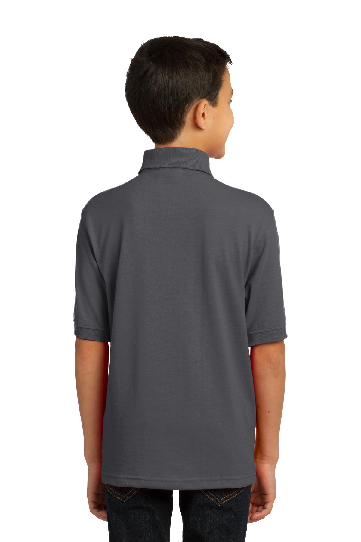 Port & Company® Youth Core Blend Jersey Knit Polo
