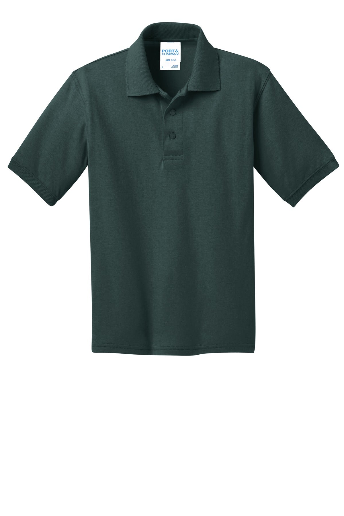 Port & Company® Youth Core Blend Jersey Knit Polo