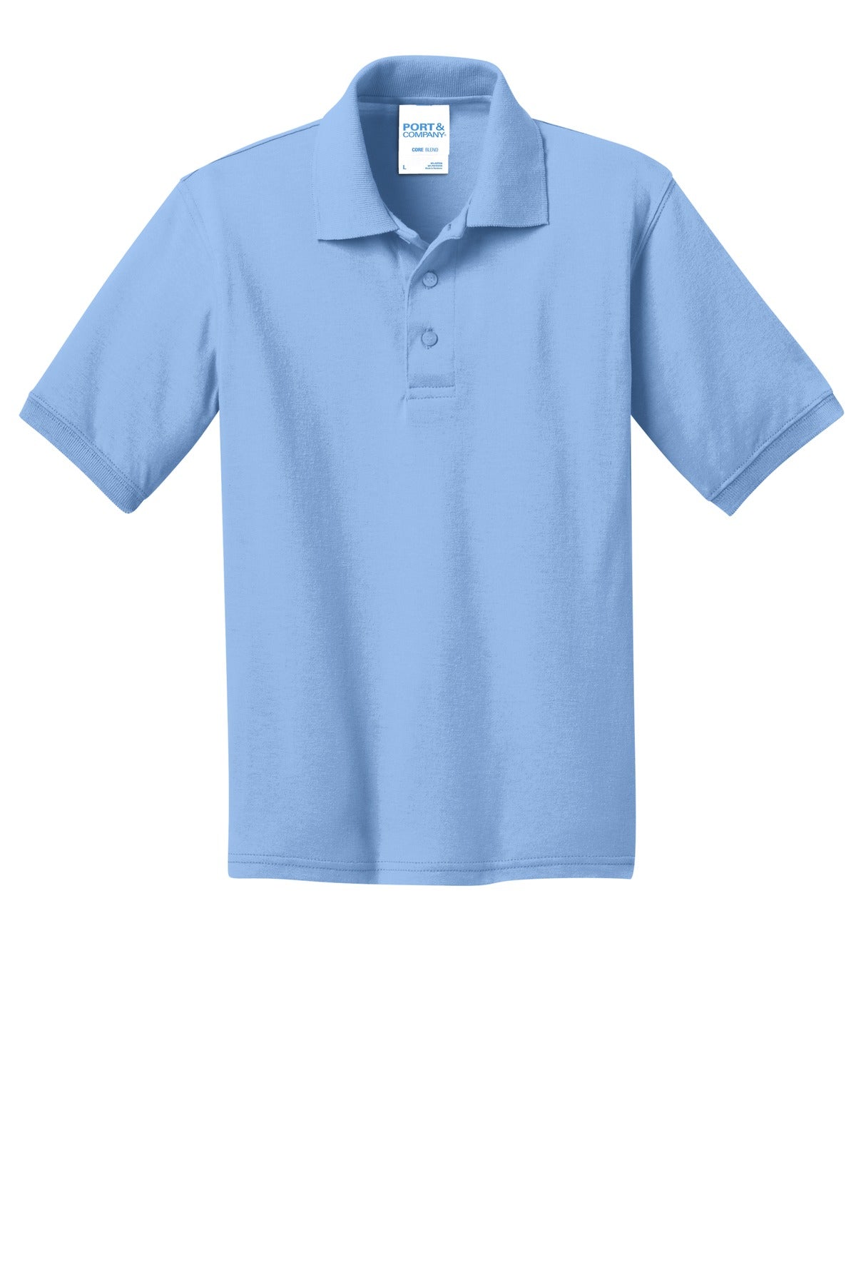 Port & Company® Youth Core Blend Jersey Knit Polo