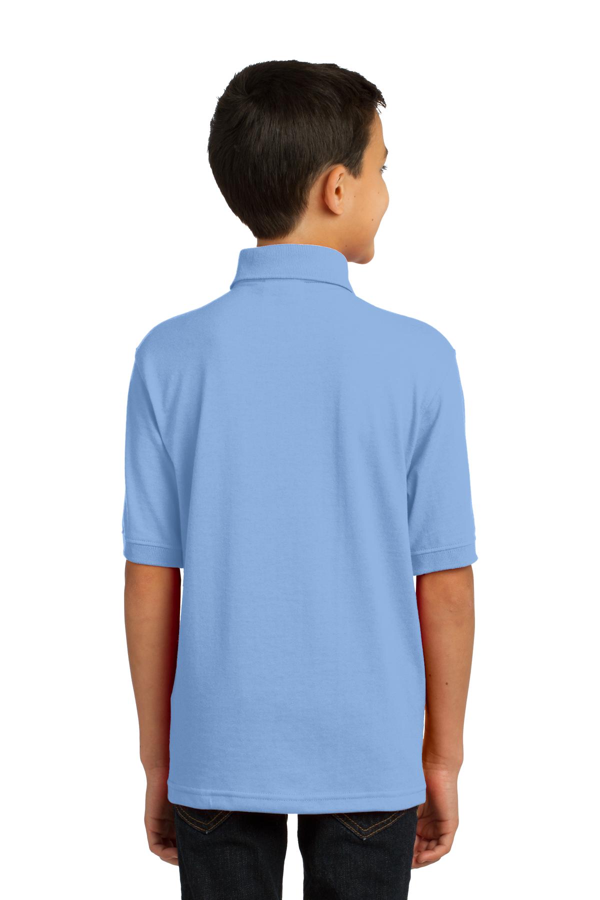 Port & Company® Youth Core Blend Jersey Knit Polo