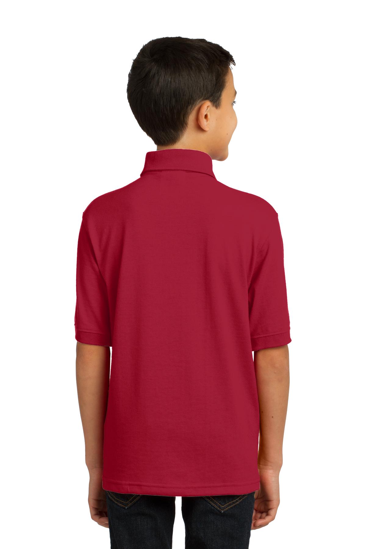Port & Company® Youth Core Blend Jersey Knit Polo