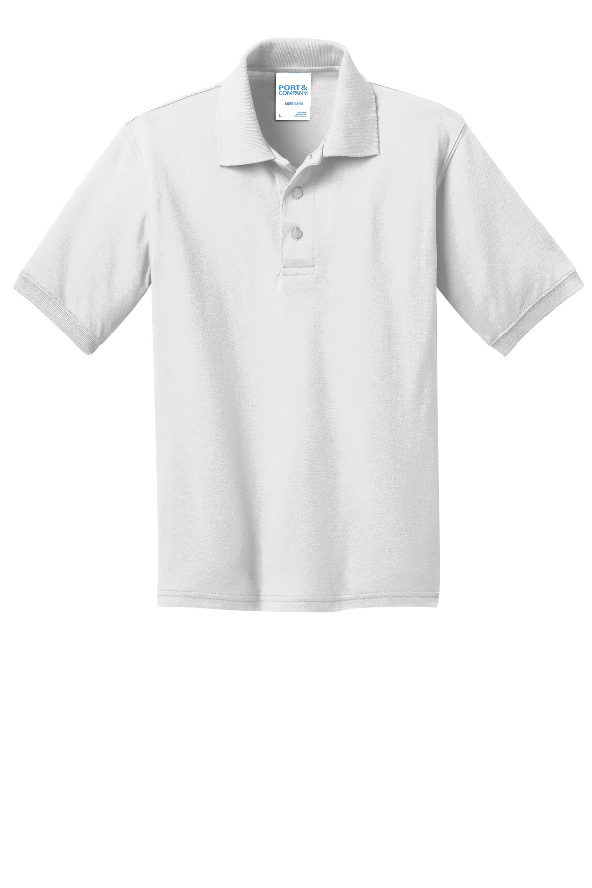 Port & Company® Youth Core Blend Jersey Knit Polo