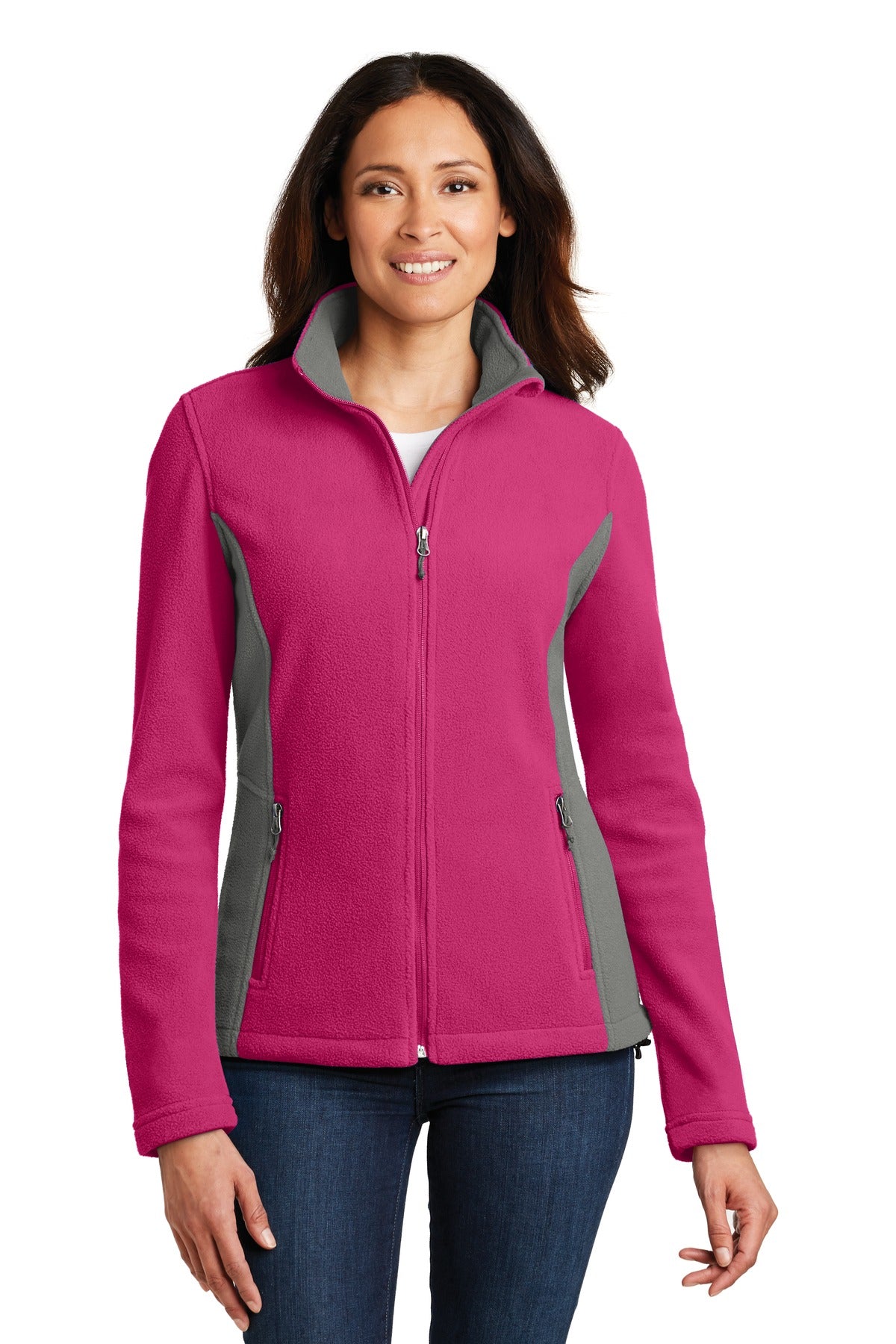 Port Authority® Women's Colorblock Value Fleece Jacket