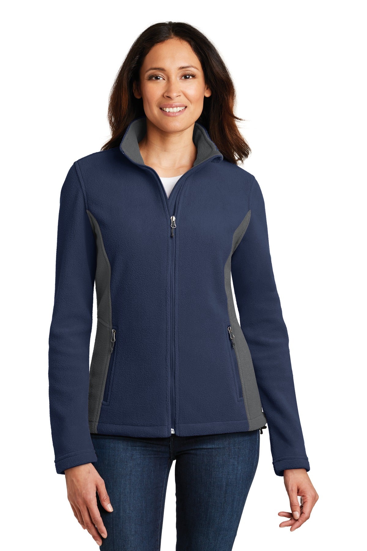 Port Authority® Women's Colorblock Value Fleece Jacket