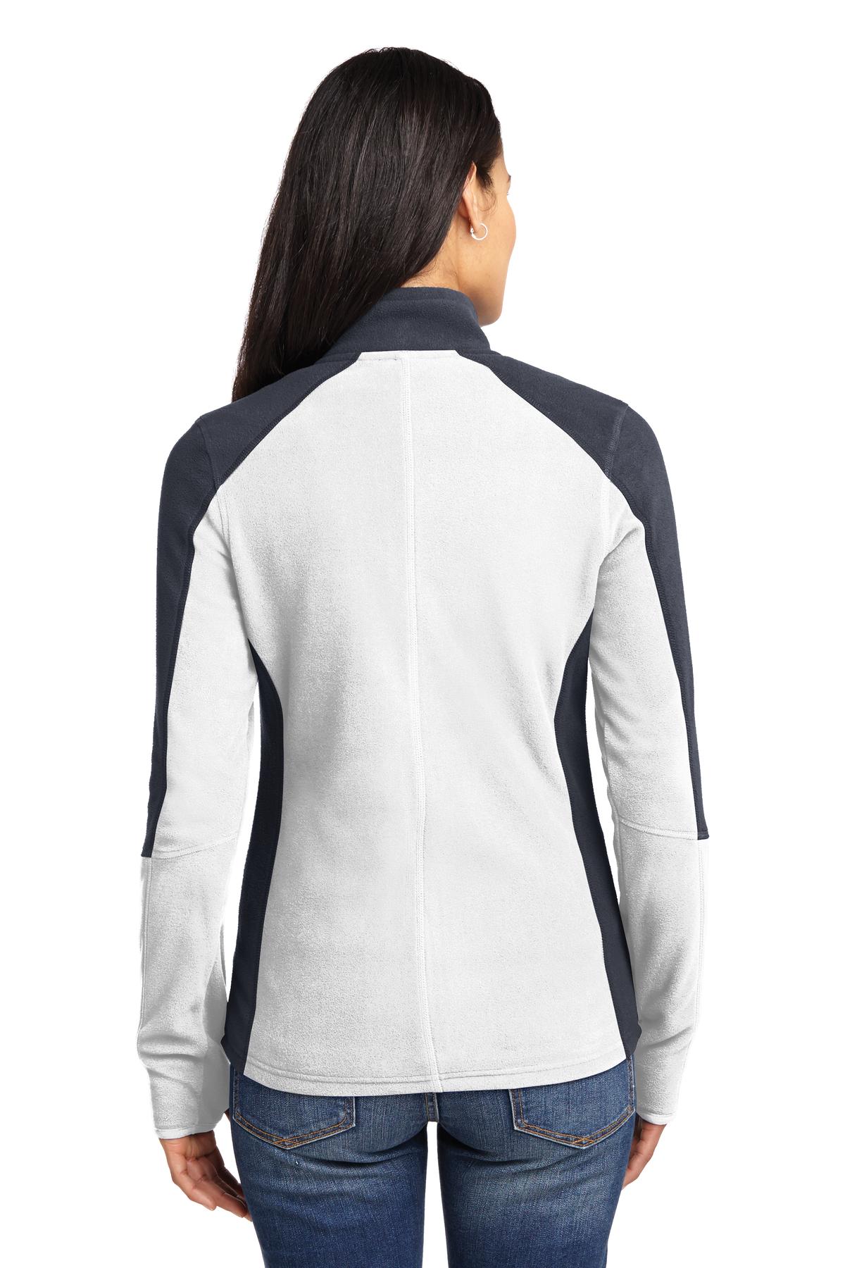 Port Authority® Women's Colorblock Microfleece Jacket