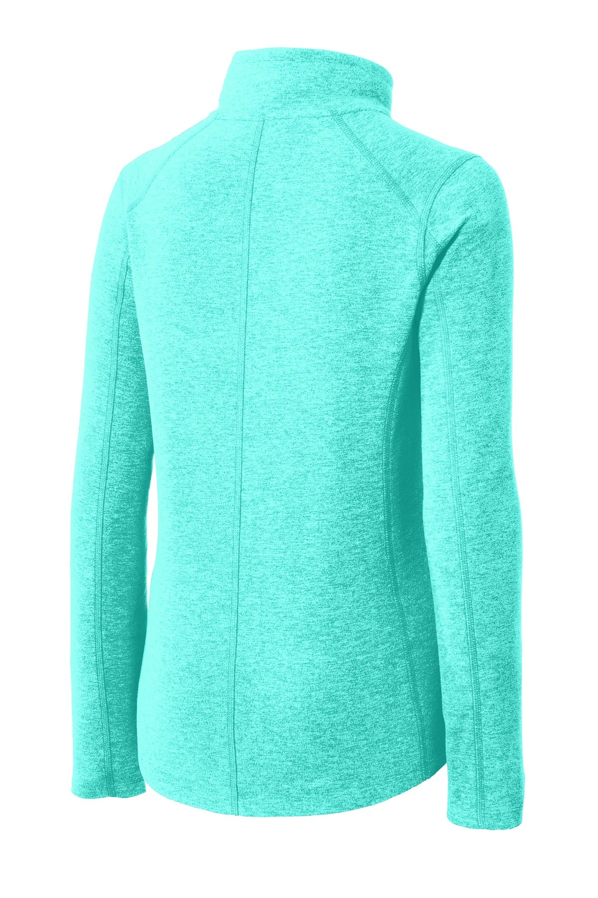 Port Authority® Women's Heather Microfleece Full-Zip Jacket