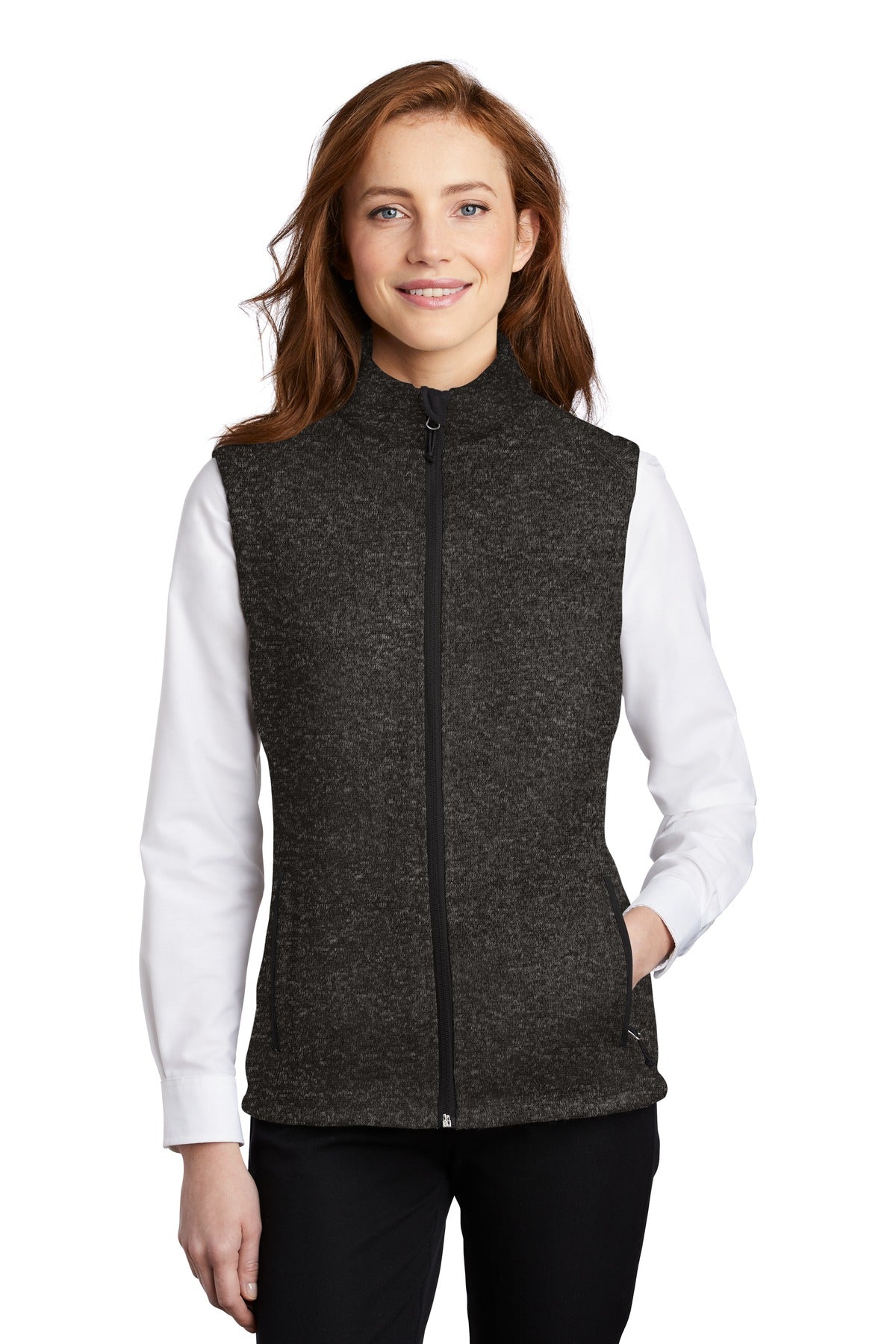Port Authority® Women's Sweater Fleece Vest