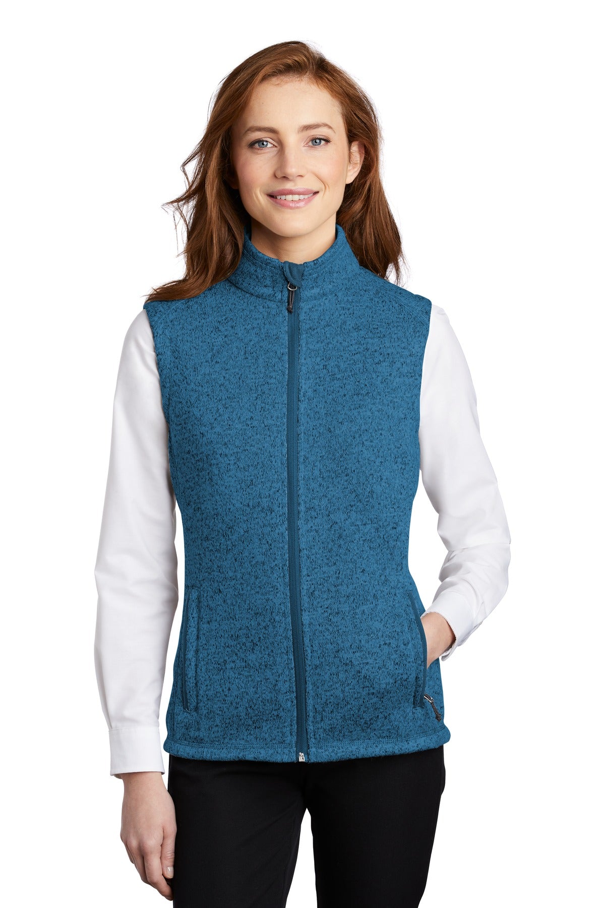 Port Authority® Women's Sweater Fleece Vest