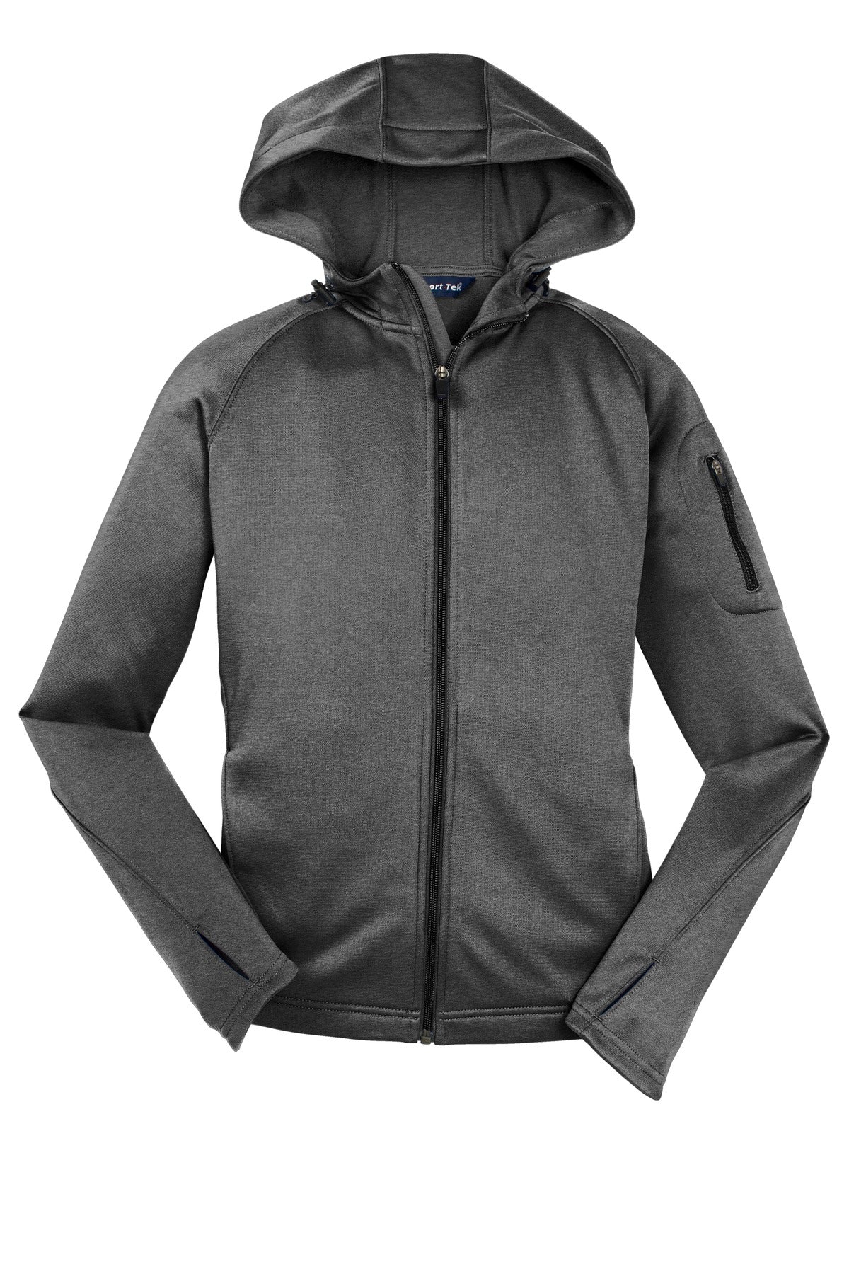 Sport-Tek® Women's Tech Fleece Full-Zip Hooded Jacket