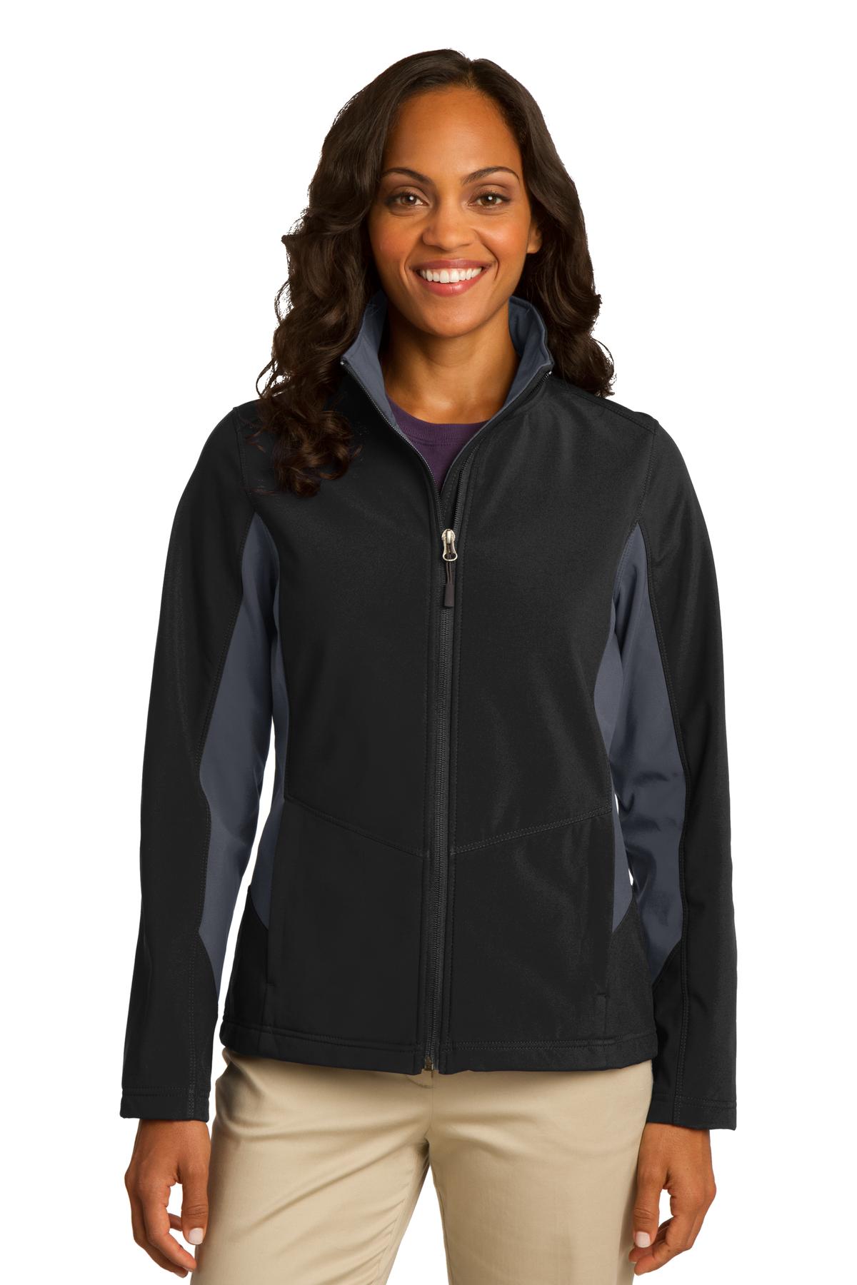 Port Authority® Women's Core Colorblock Soft Shell Jacket