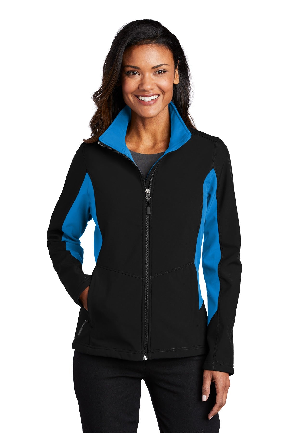 Port Authority® Women's Core Colorblock Soft Shell Jacket
