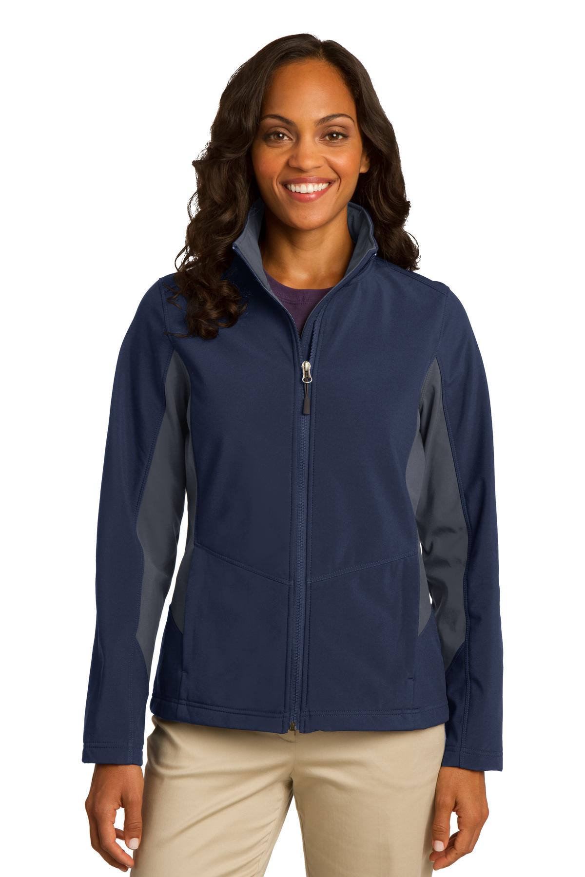 Port Authority® Women's Core Colorblock Soft Shell Jacket