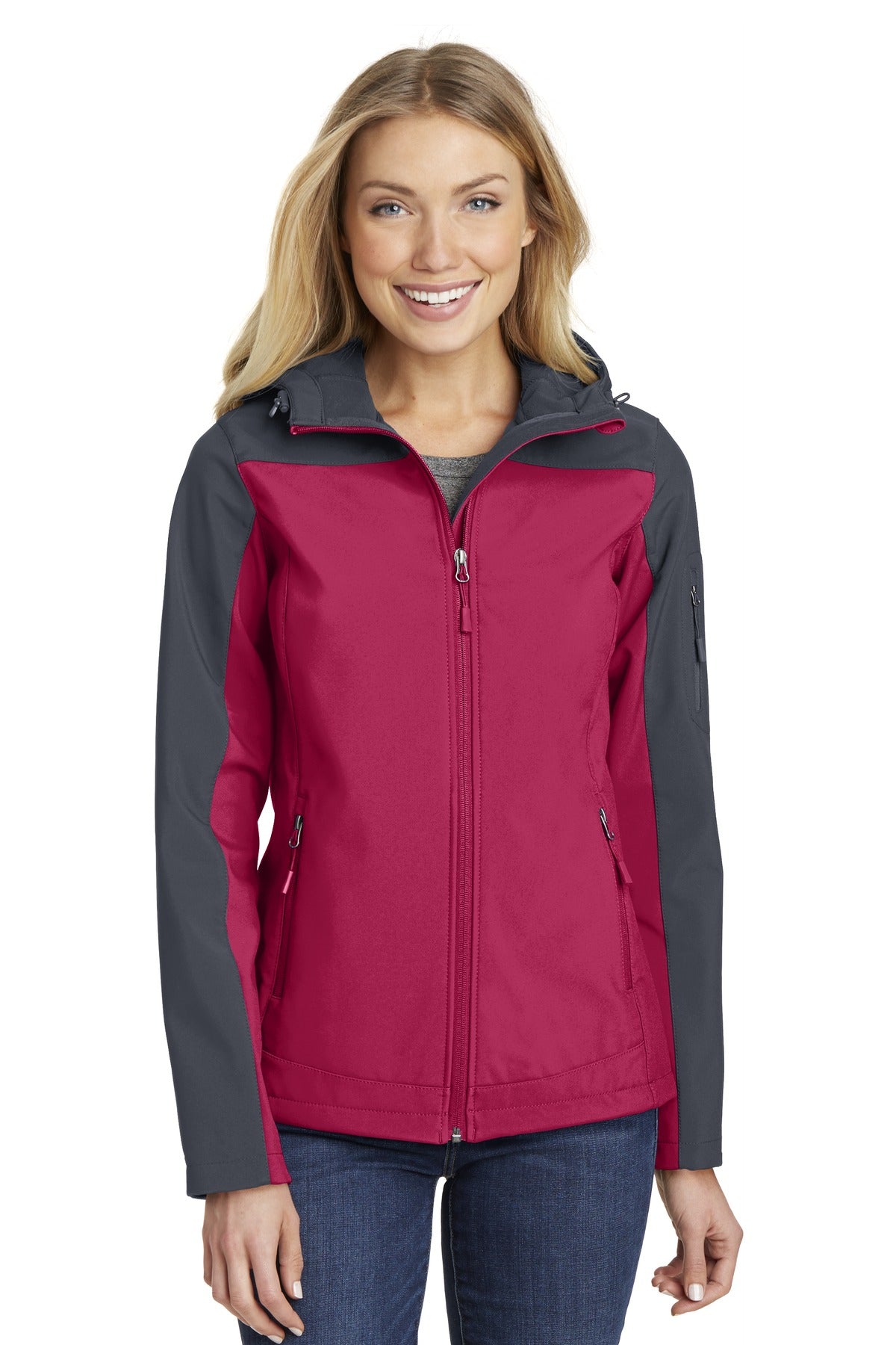 Port Authority® Women's Hooded Core Soft Shell Jacket
