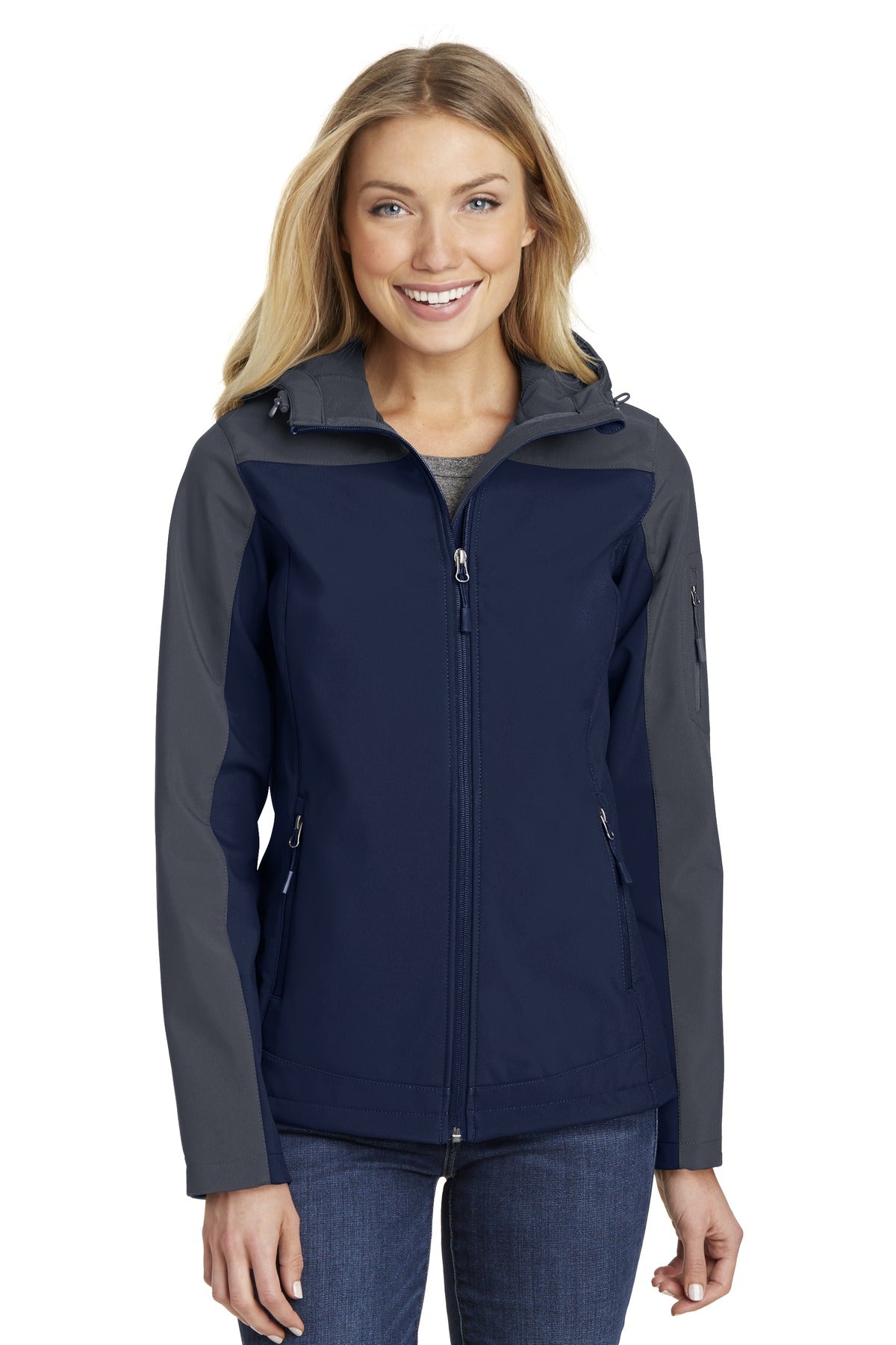 Port Authority® Women's Hooded Core Soft Shell Jacket