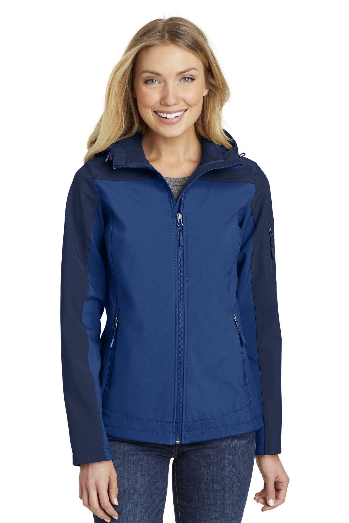 Port Authority® Women's Hooded Core Soft Shell Jacket