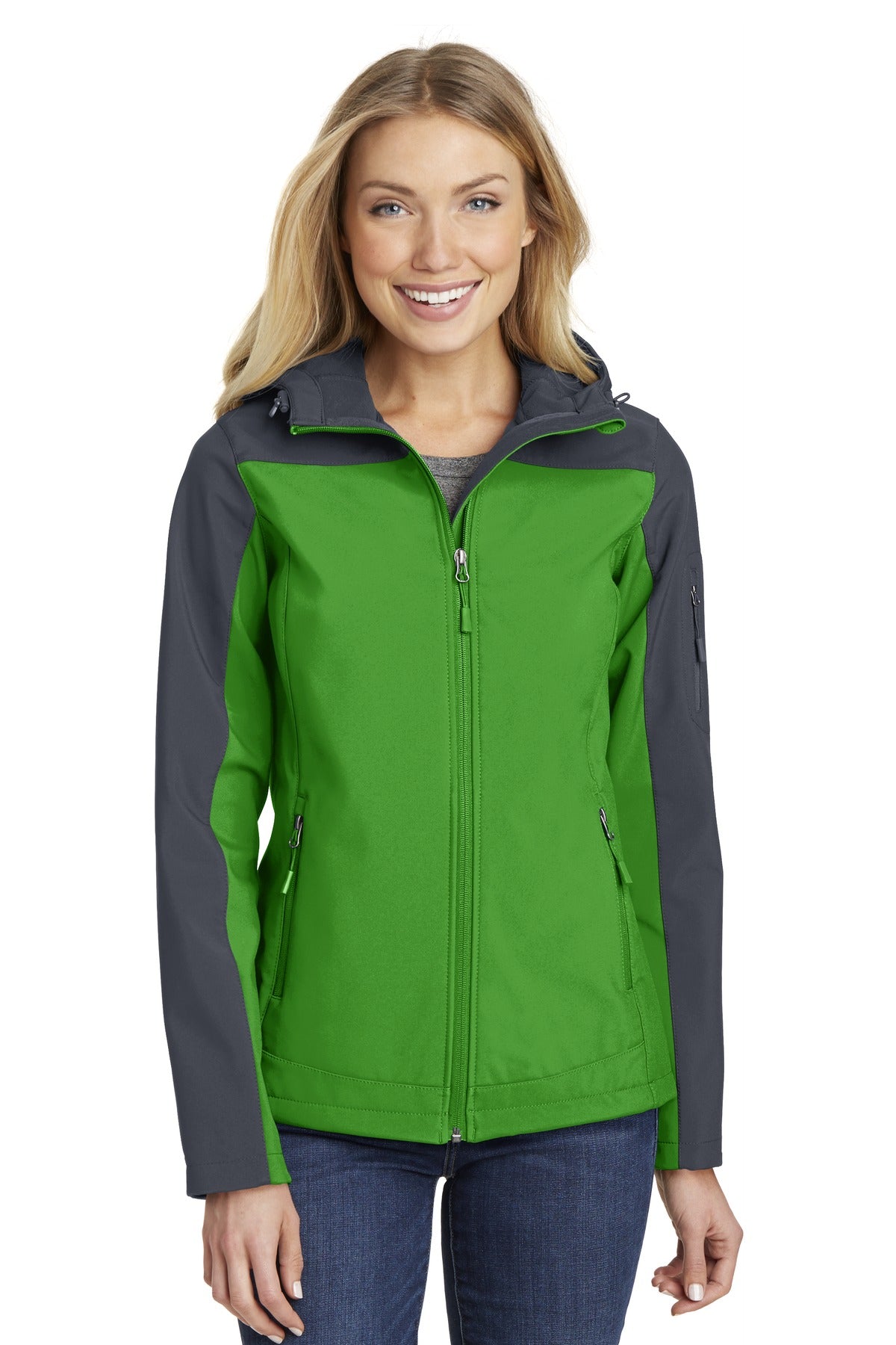 Port Authority® Women's Hooded Core Soft Shell Jacket