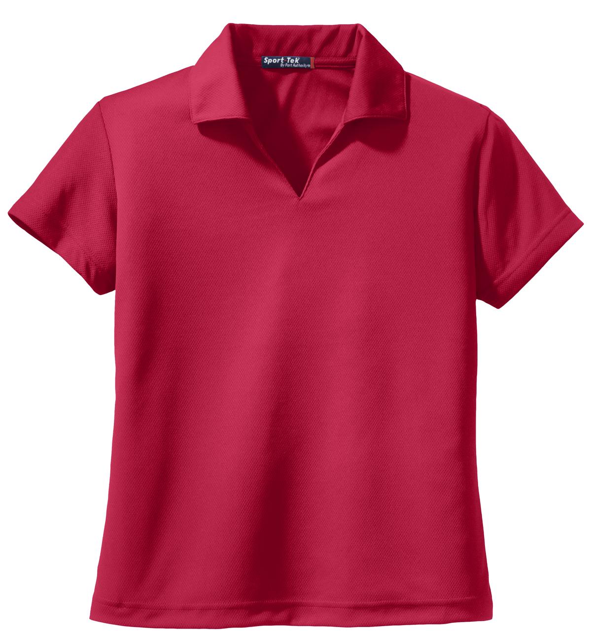 Sport-Tek® Women's Dri-Mesh® V-Neck Polo