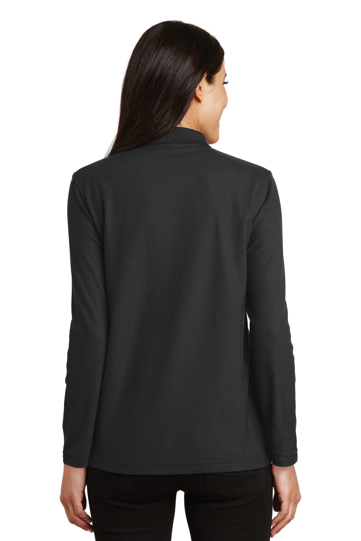 Port Authority® Women's Silk Touch Long Sleeve Polo