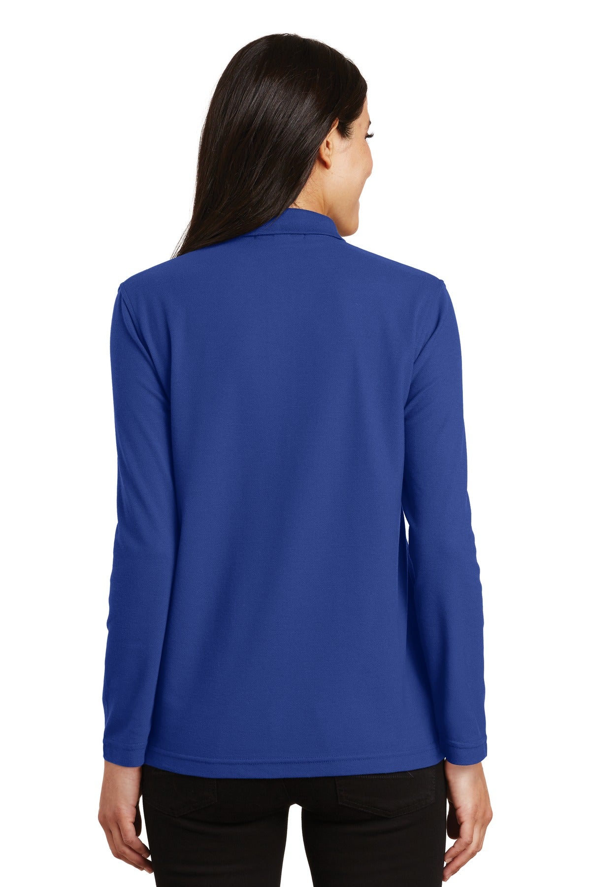 Port Authority® Women's Silk Touch Long Sleeve Polo