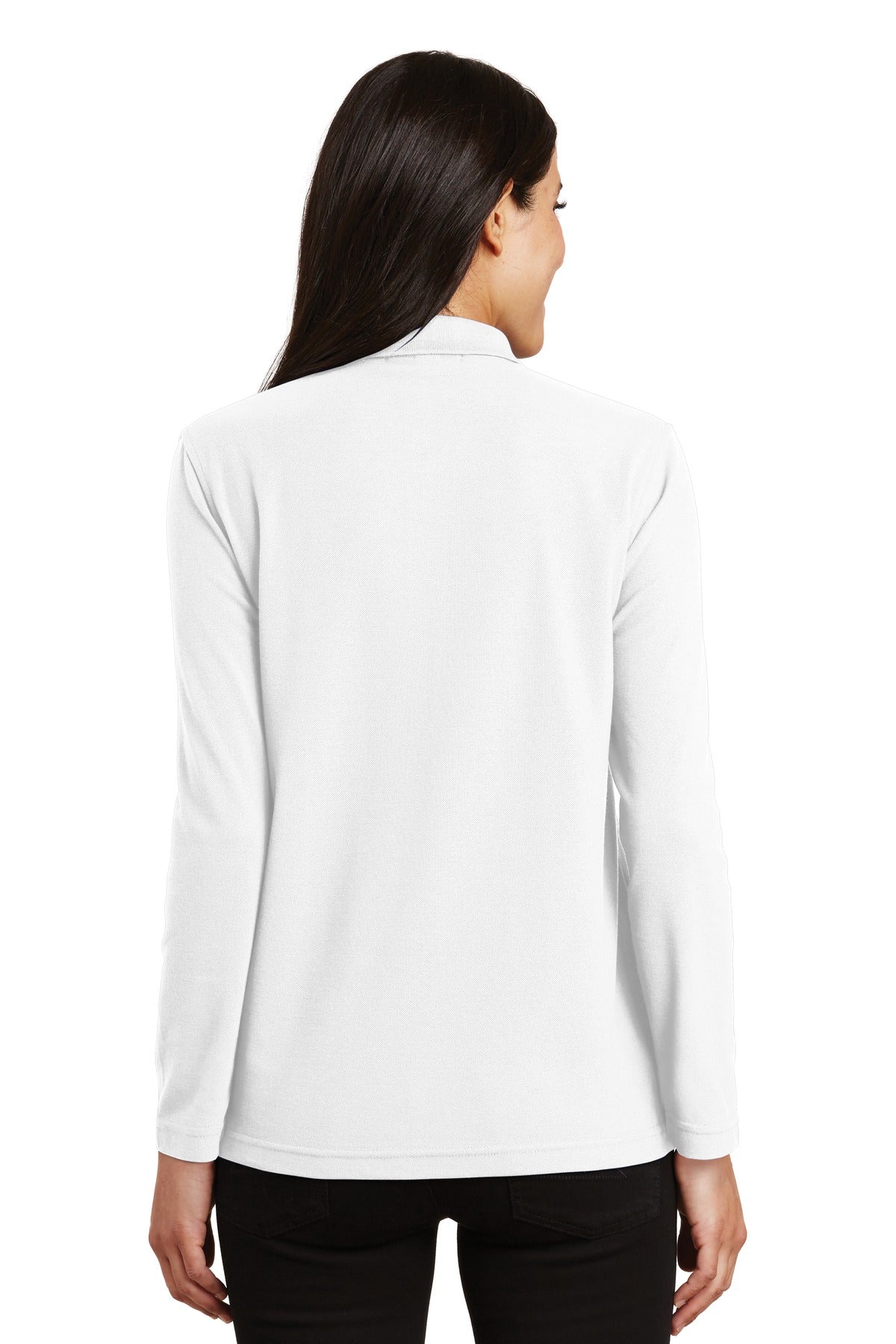 Port Authority® Women's Silk Touch Long Sleeve Polo