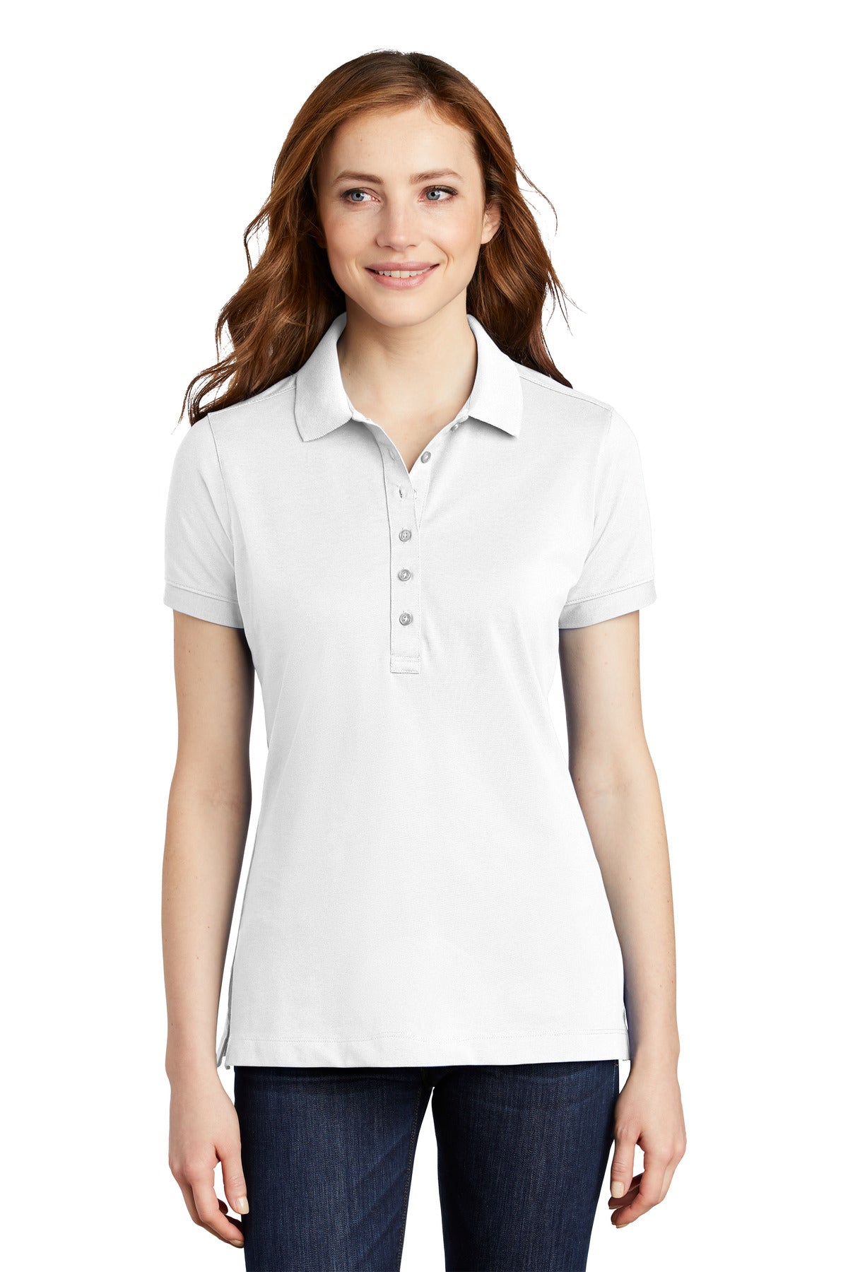 Port Authority® Women's Stretch Pique Polo