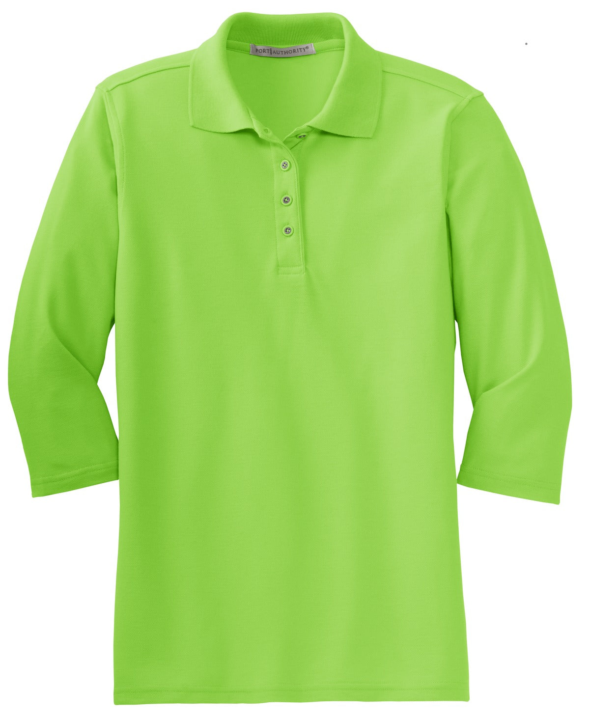Port Authority® Women's Silk Touch 3/4-Sleeve Polo